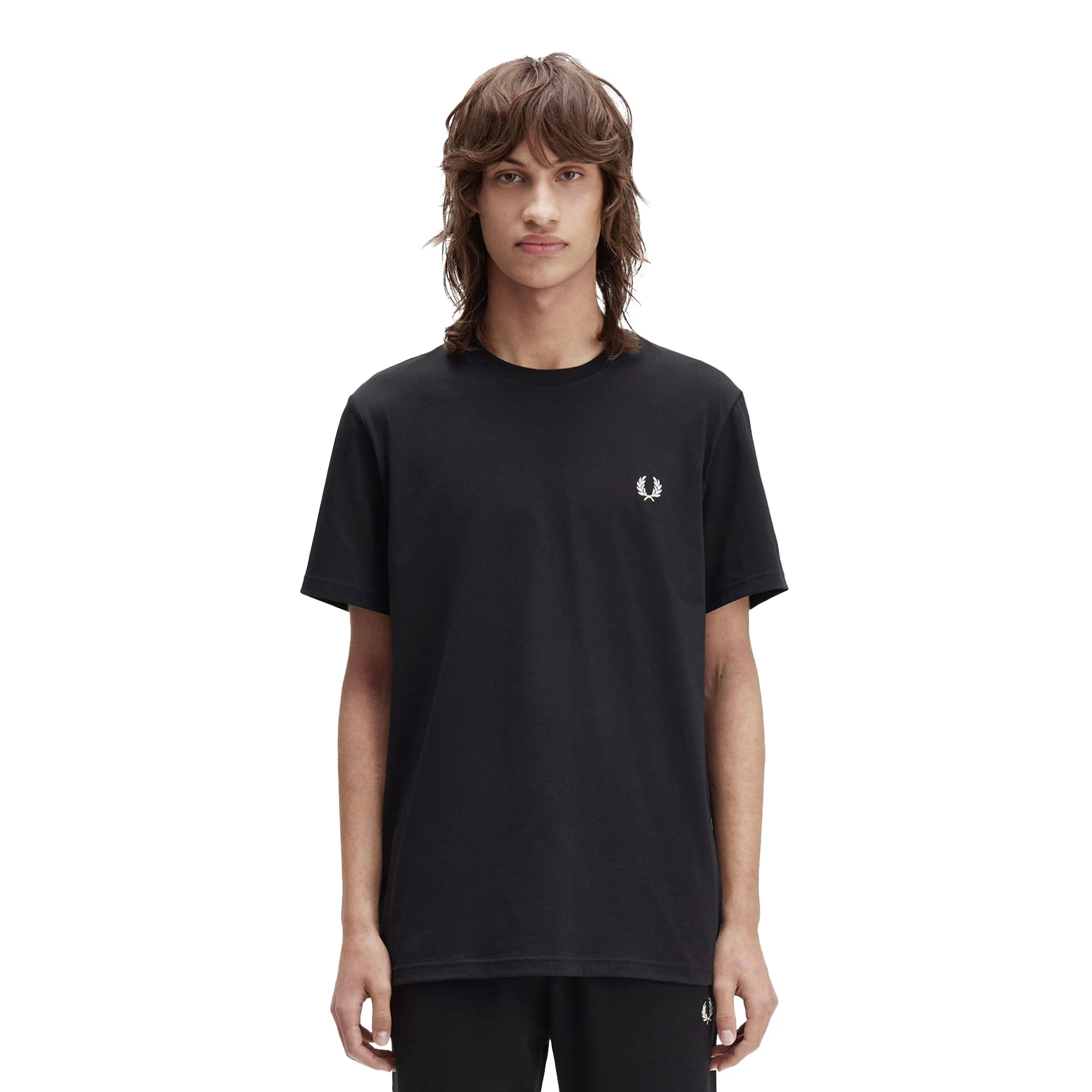 Fred Perry Bold Branding T-Shirt Black