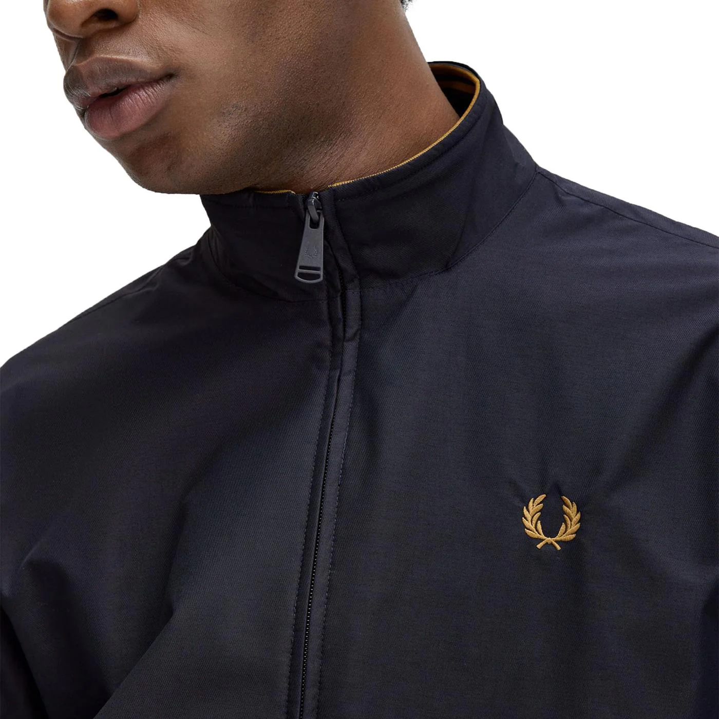Fred Perry Brentham Jacket Navy - Image 4