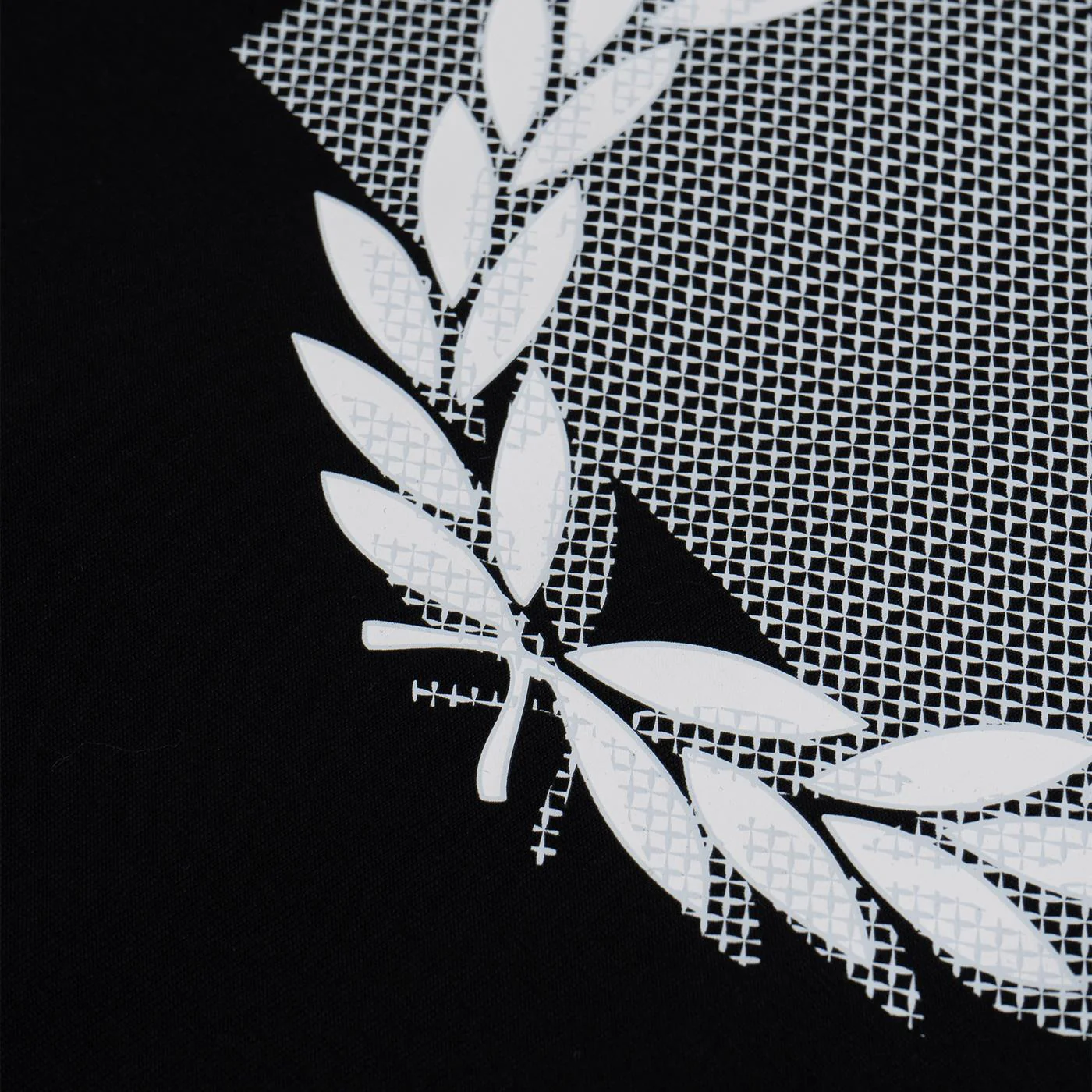 Fred Perry Color Blocked Laurel Wreath T-Shirt Black - Image 3
