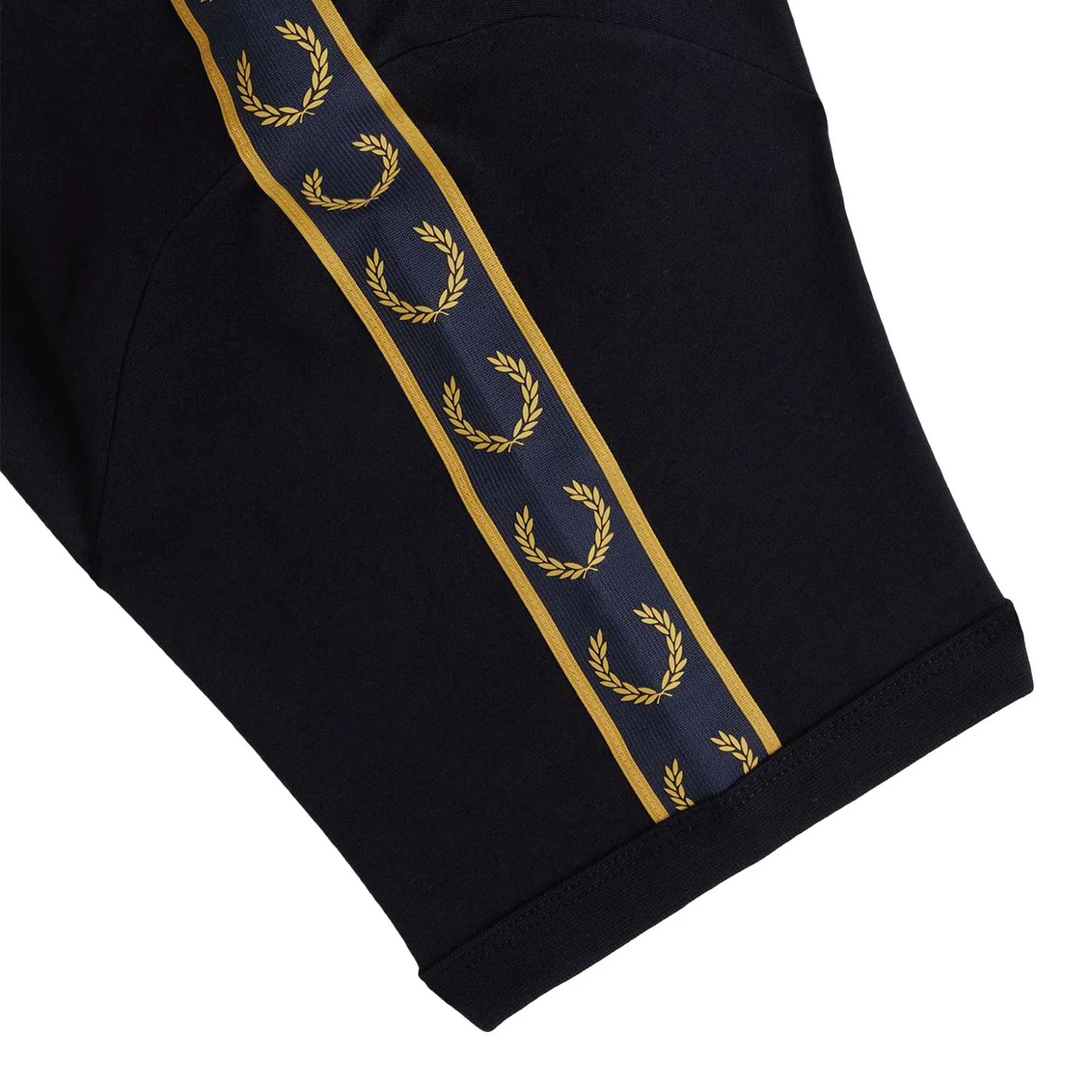 Fred Perry Contrast Tape Ringer T-Shirt Navy/Honeycomb - Image 3
