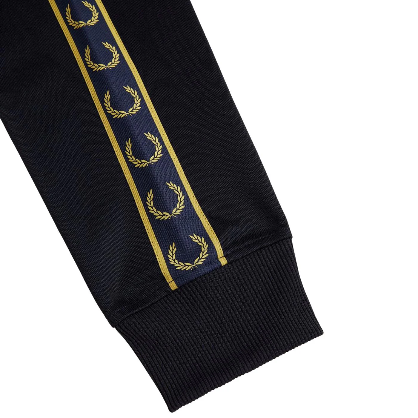 Fred Perry Contrast Tape Track Jacket Navy/Honeycomb - Image 5