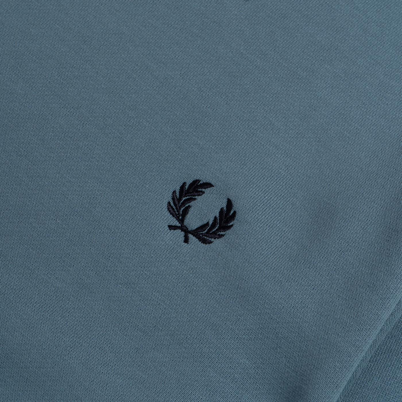 Fred Perry Crew Neck Sweatshirt Ash Blue - Image 3