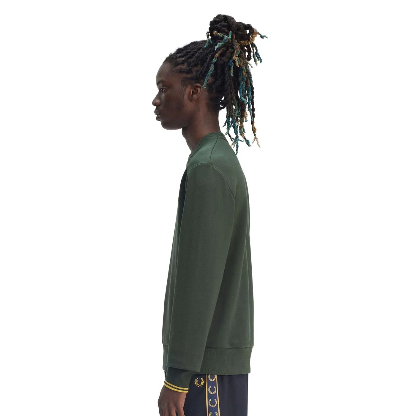 Fred Perry Crewneck Sweatshirt Court Green - Image 2