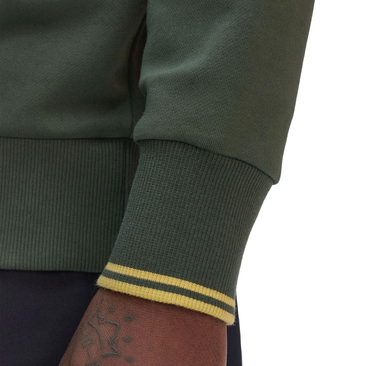 Fred Perry Crewneck Sweatshirt Court Green - Image 4