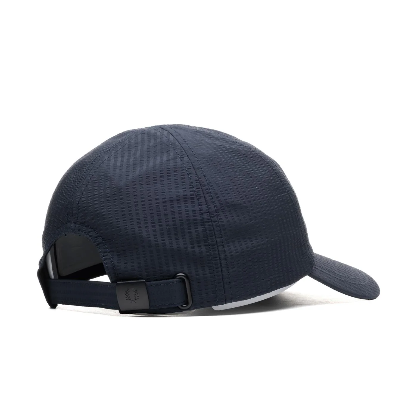 Fred Perry Dual Branded Seersucker Cap Navy - Image 3