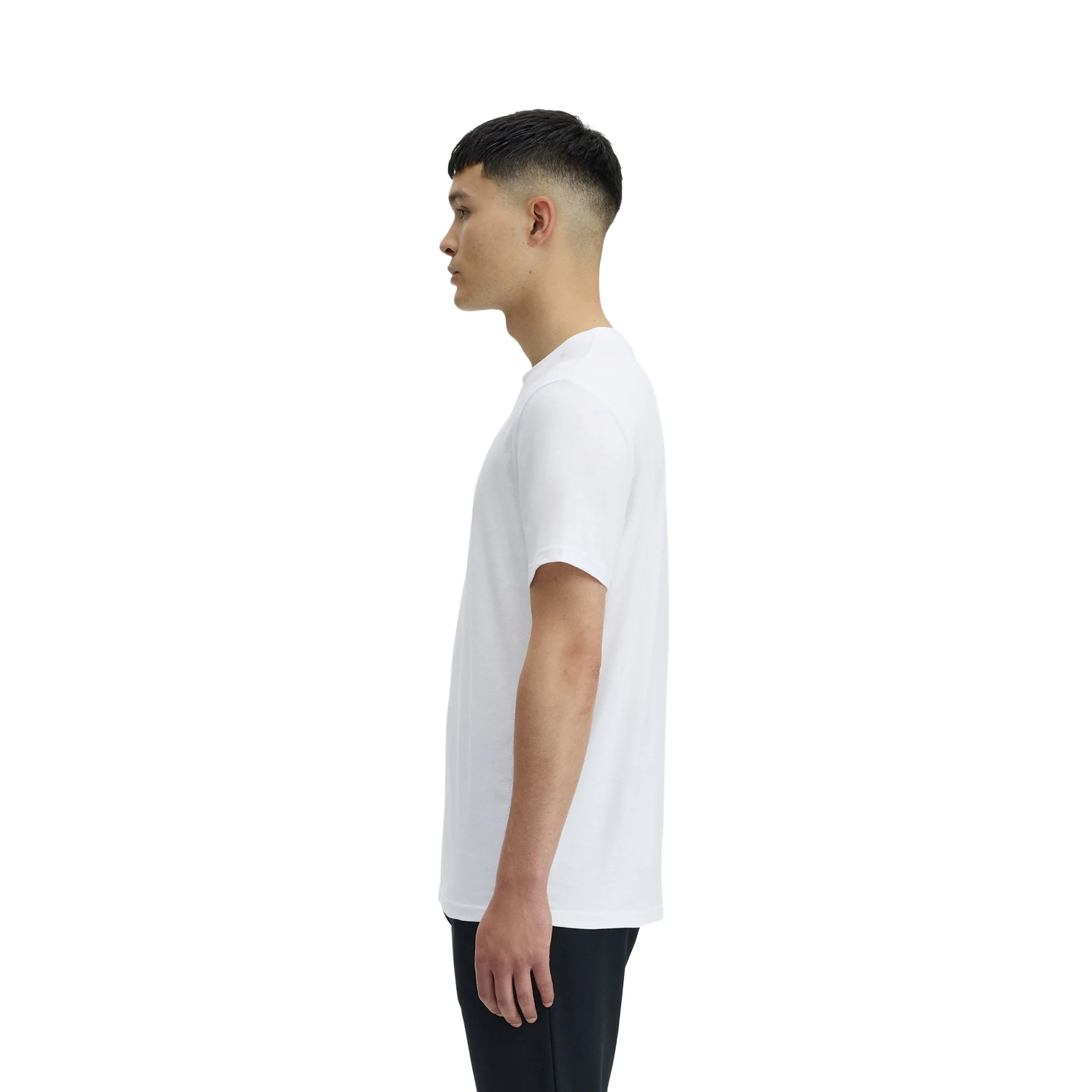 Fred Perry Embroidered T-Shirt White - Image 2