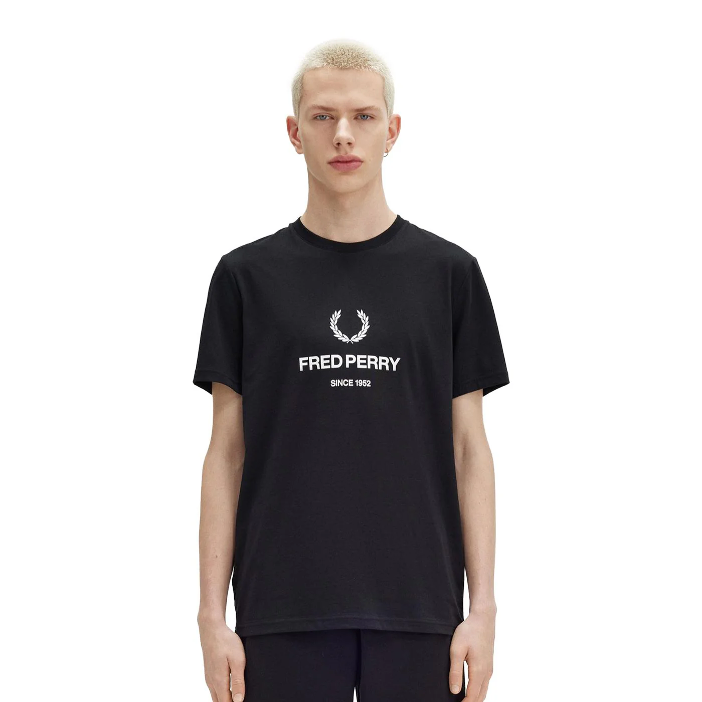Fred Perry Graphic T-Shirt Black