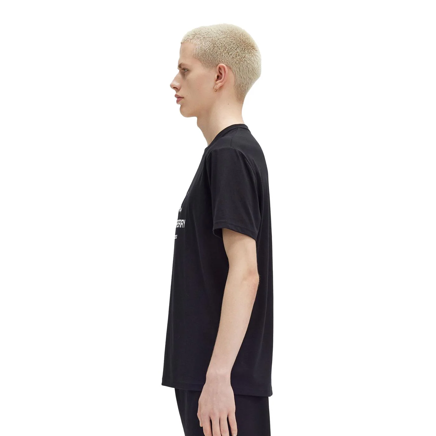 Fred Perry Graphic T-Shirt Black - Image 2