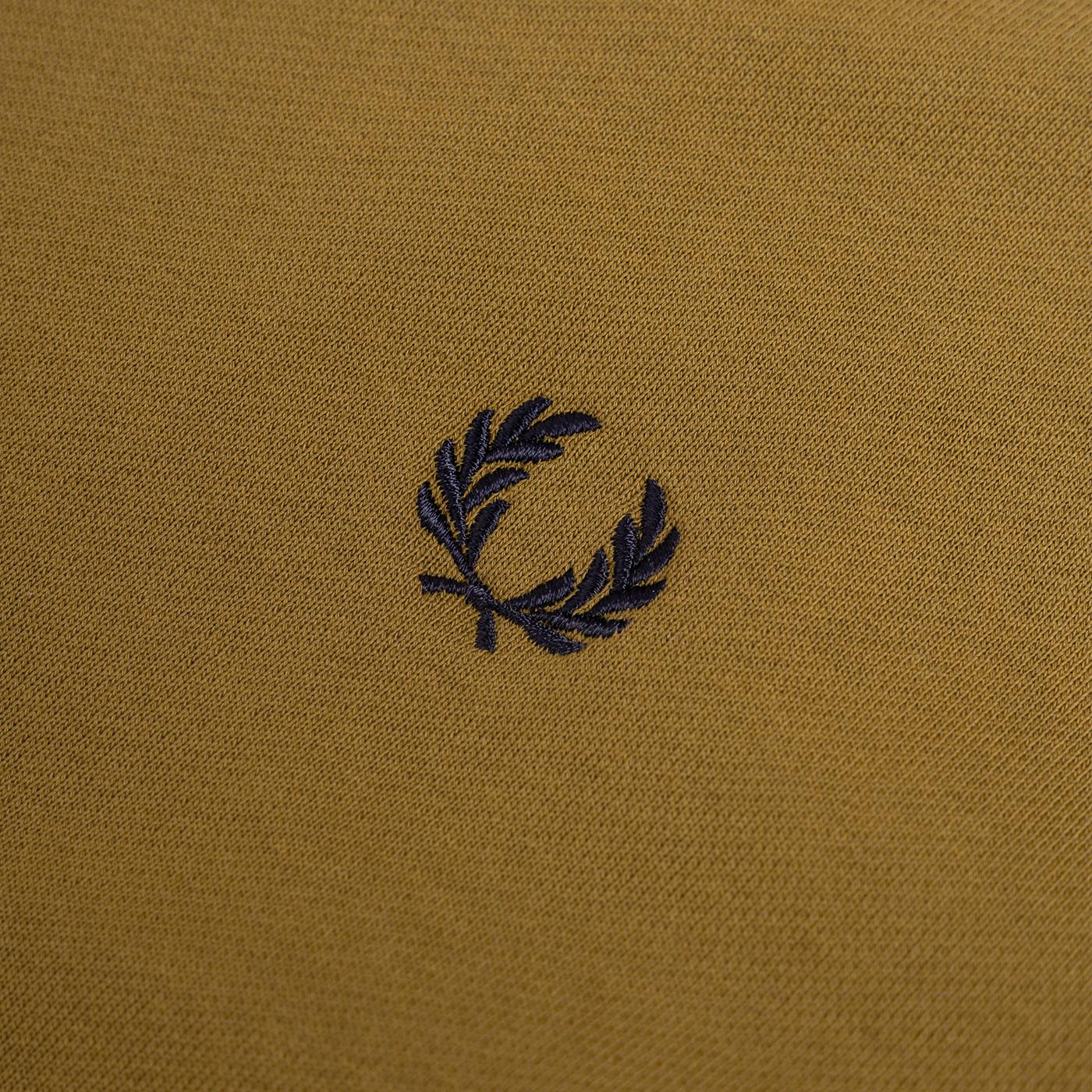 Fred Perry Hooded Full-Zip Jacket Dark Caramel - Image 5