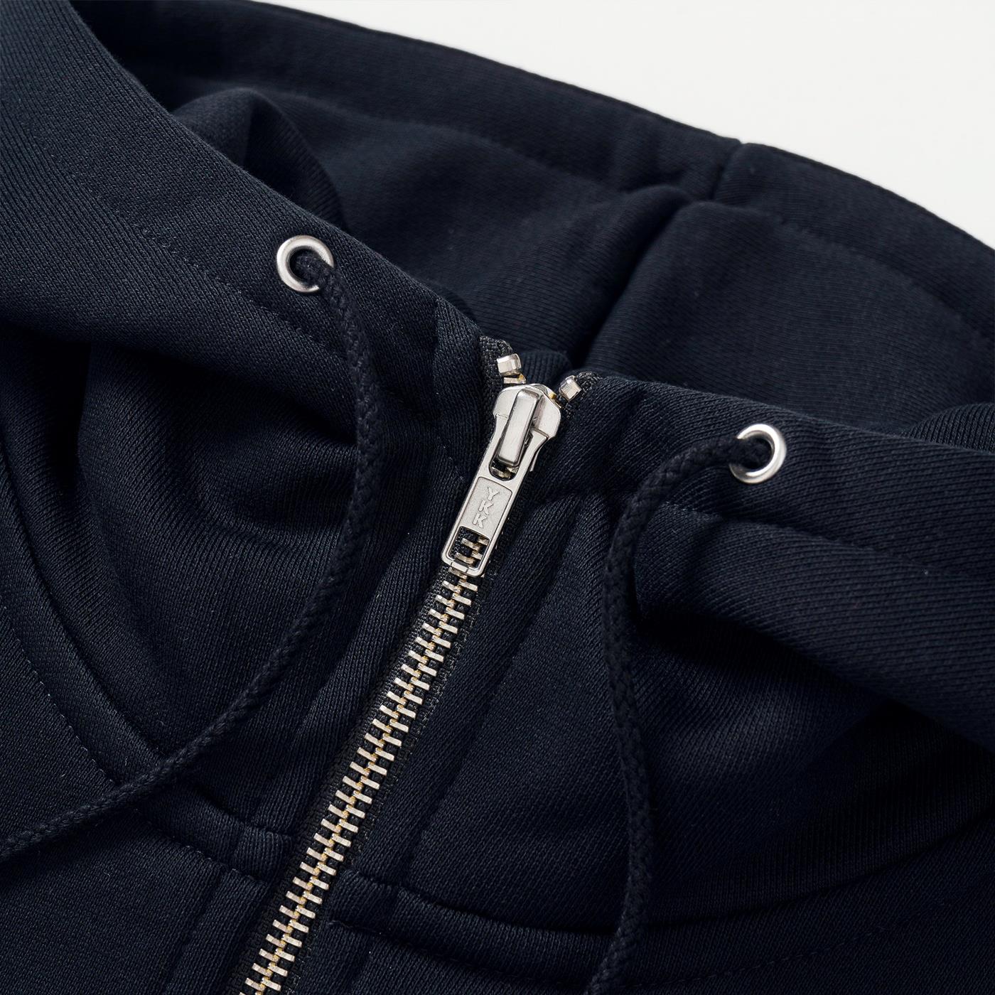 Fred Perry Hooded Full-Zip Jacket Navy - Image 4