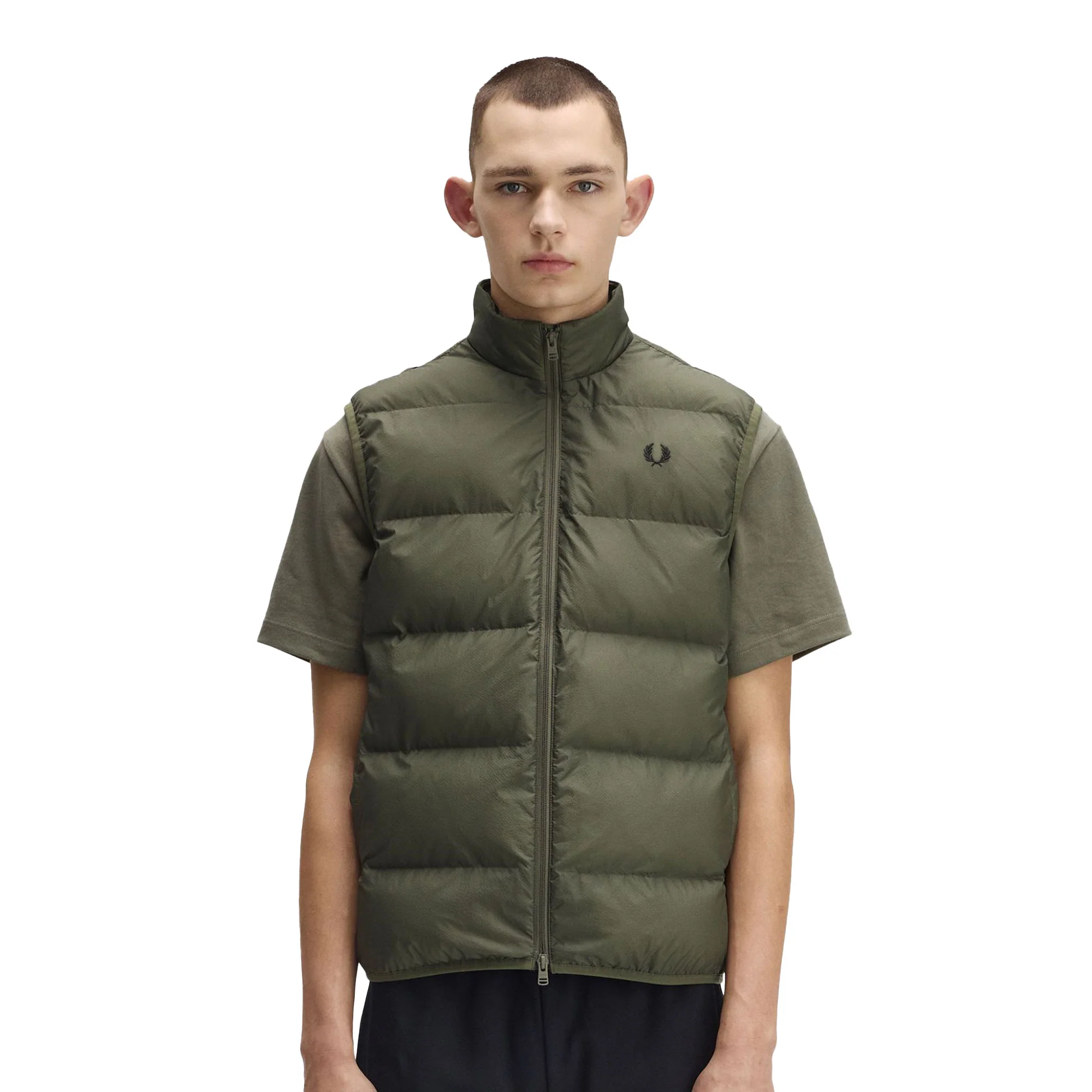 Fred Perry Insulated Gilet Laurel Wreath Green