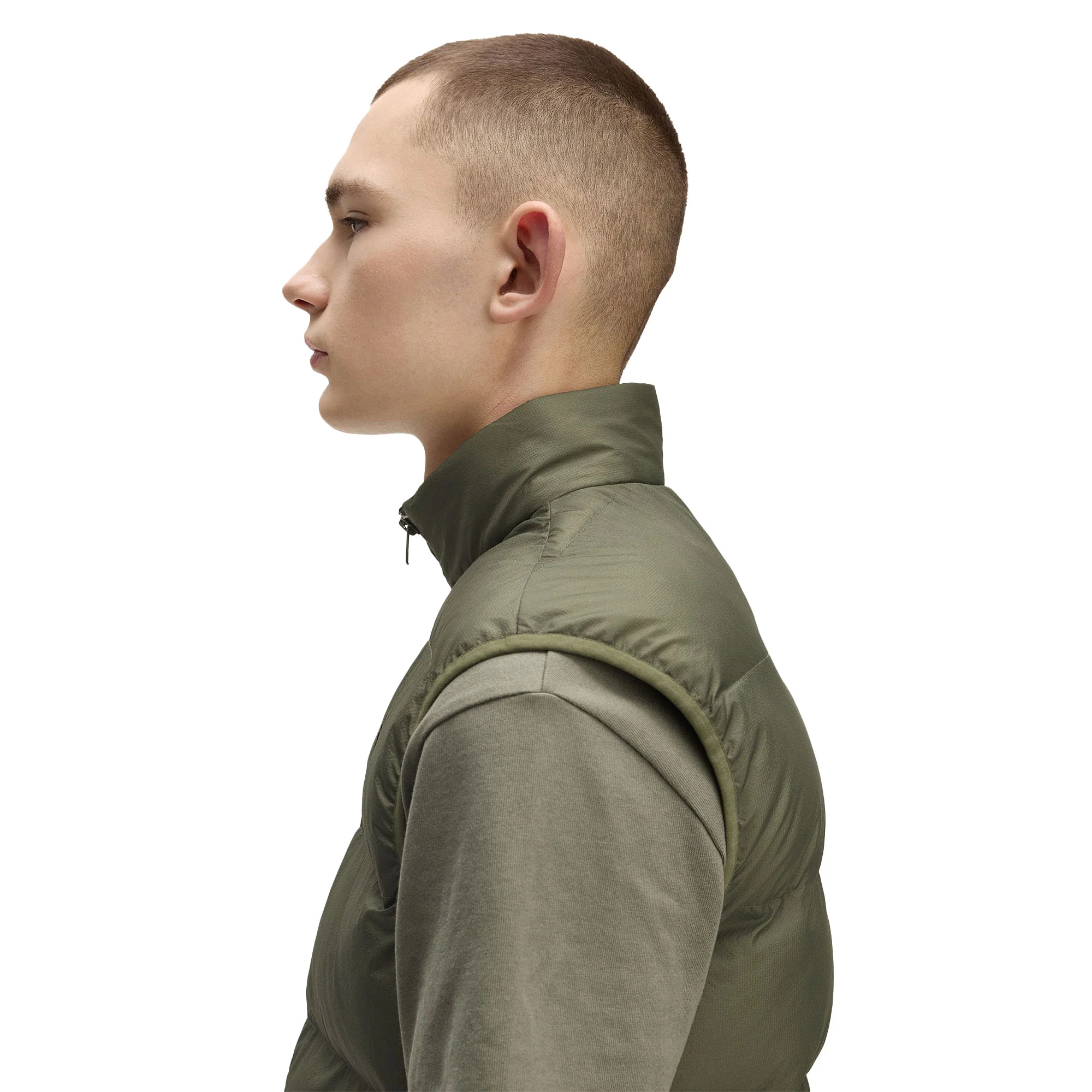Fred Perry Insulated Gilet Laurel Wreath Green - Image 4