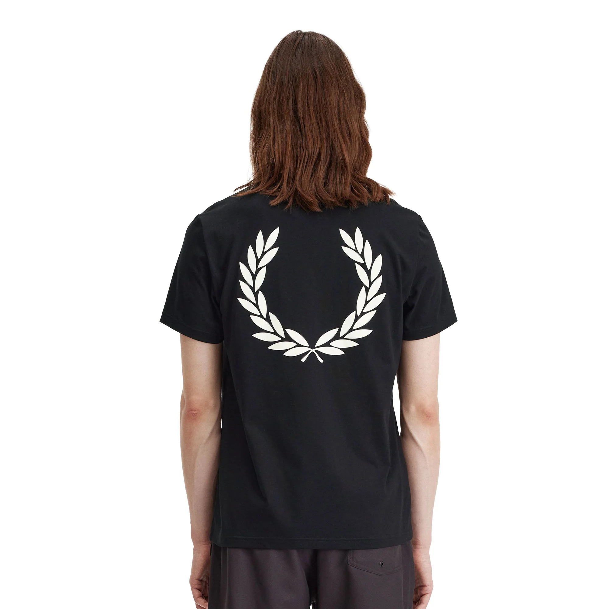 Fred Perry Laurel Wreath Graphic T-Shirt Black