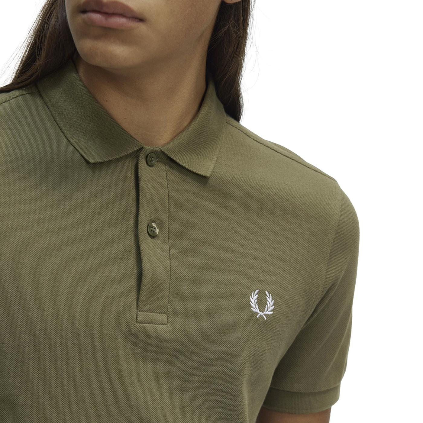 Fred Perry M6000 Polo Shirt Uniform Green - Image 3