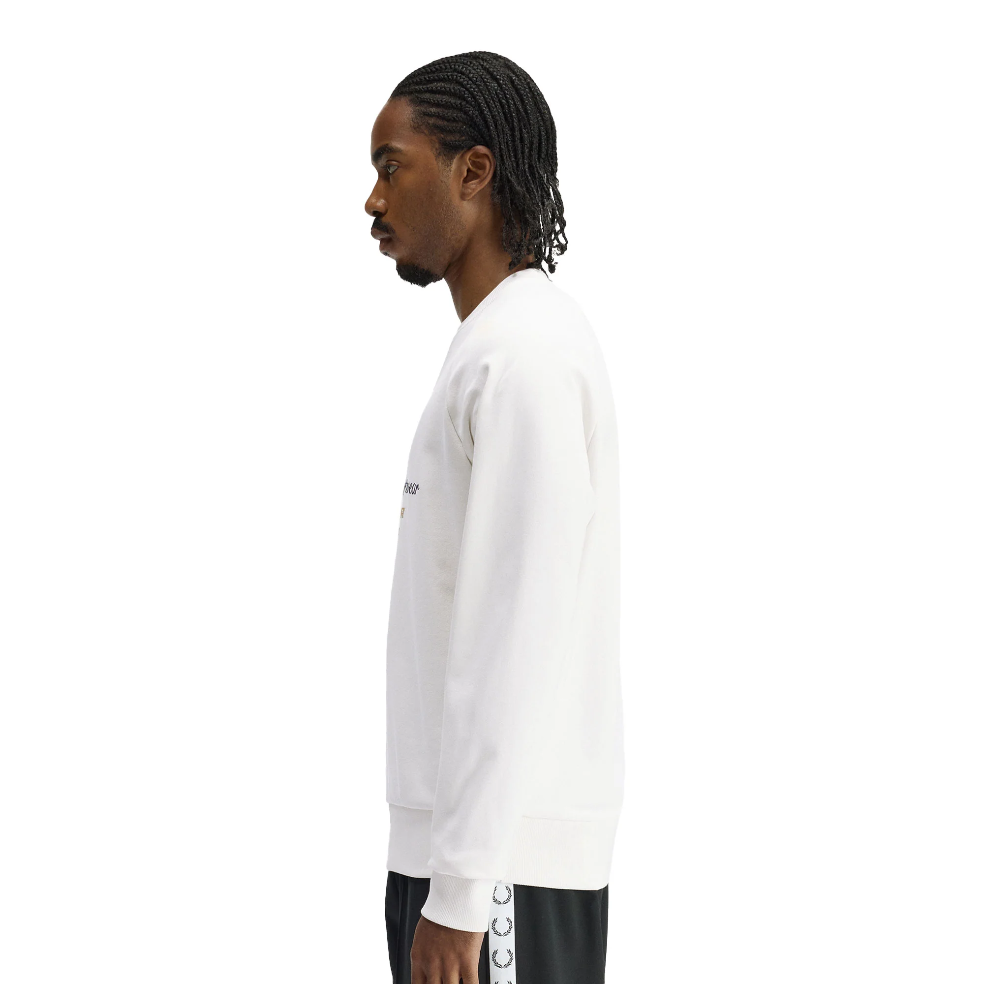 Fred Perry Original Sportswear Sweatshirt Snow White - Image 2