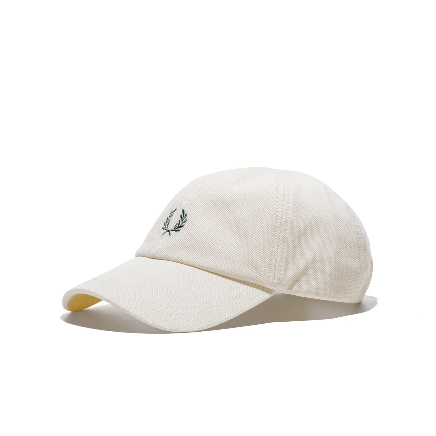 Fred Perry Piqué Classic Cap Ecru/Grassroots - Image 2