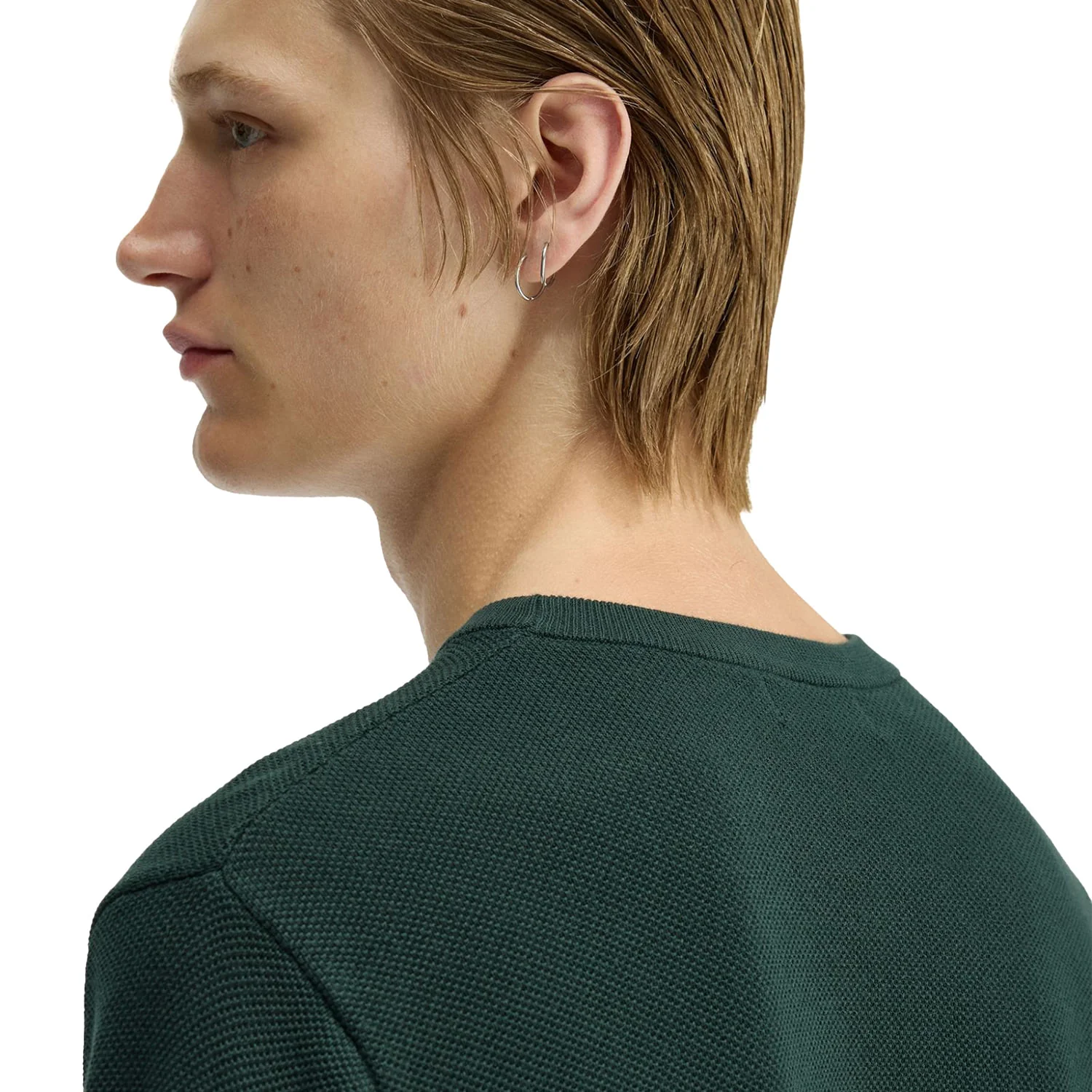 Fred Perry Pique Stitch Jumper Grassroots - Image 4