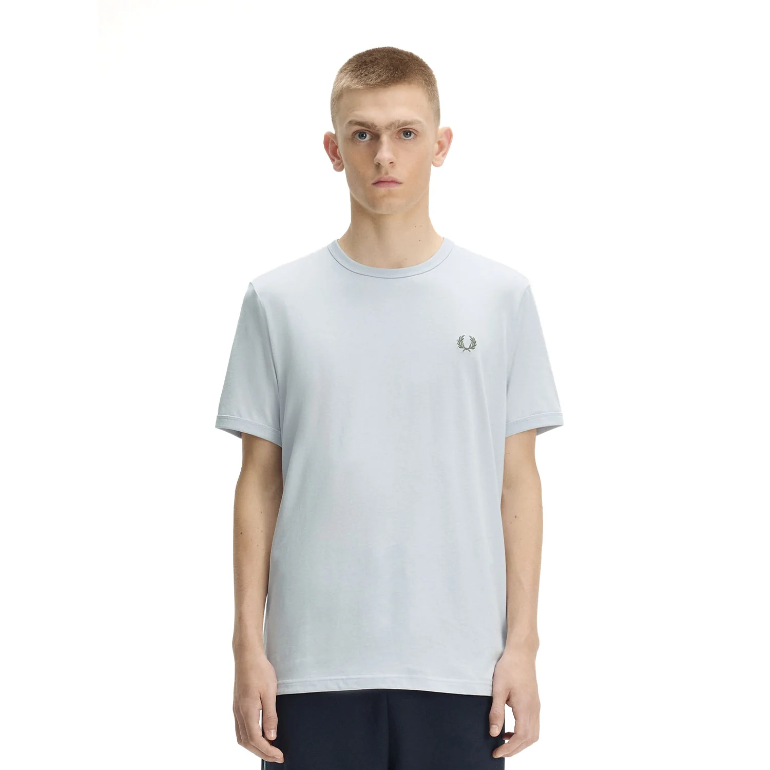 Fred Perry Ringer T-Shirt Dusky Blue