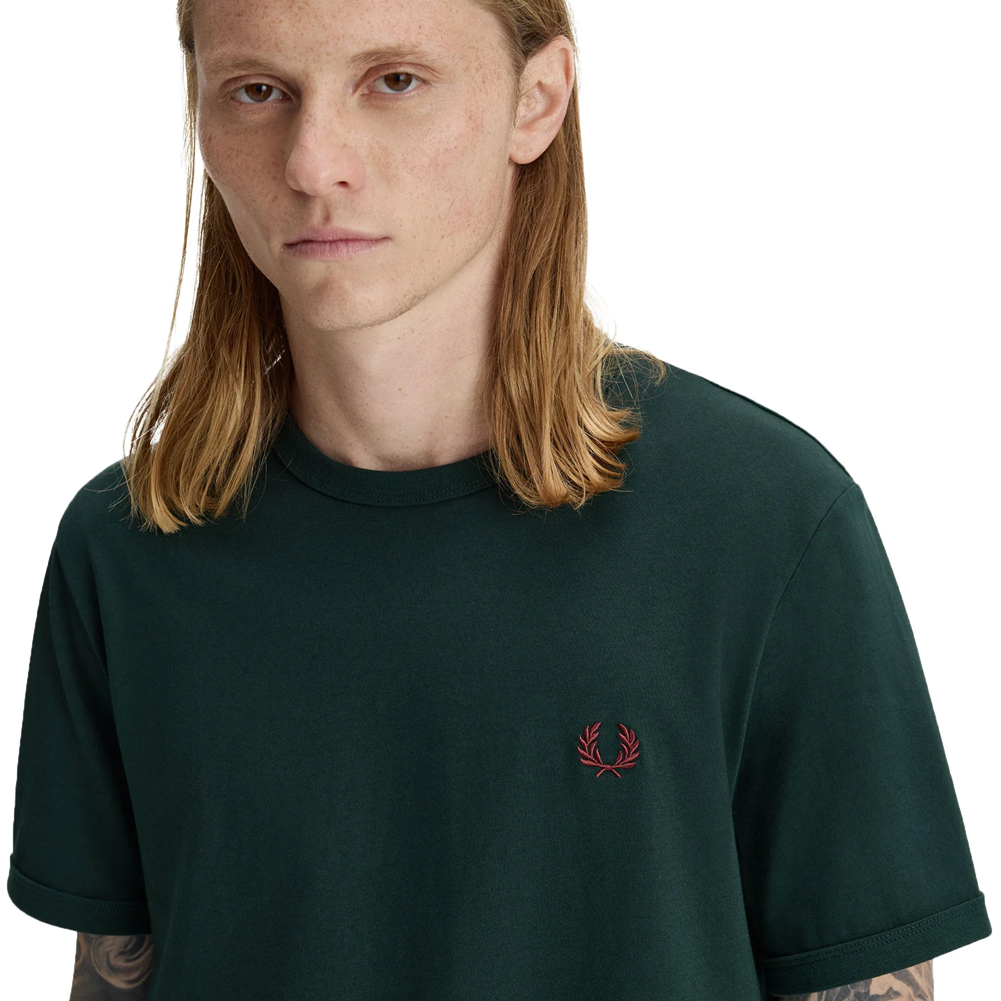 Fred Perry Ringer T-Shirt Grassroots - Image 3