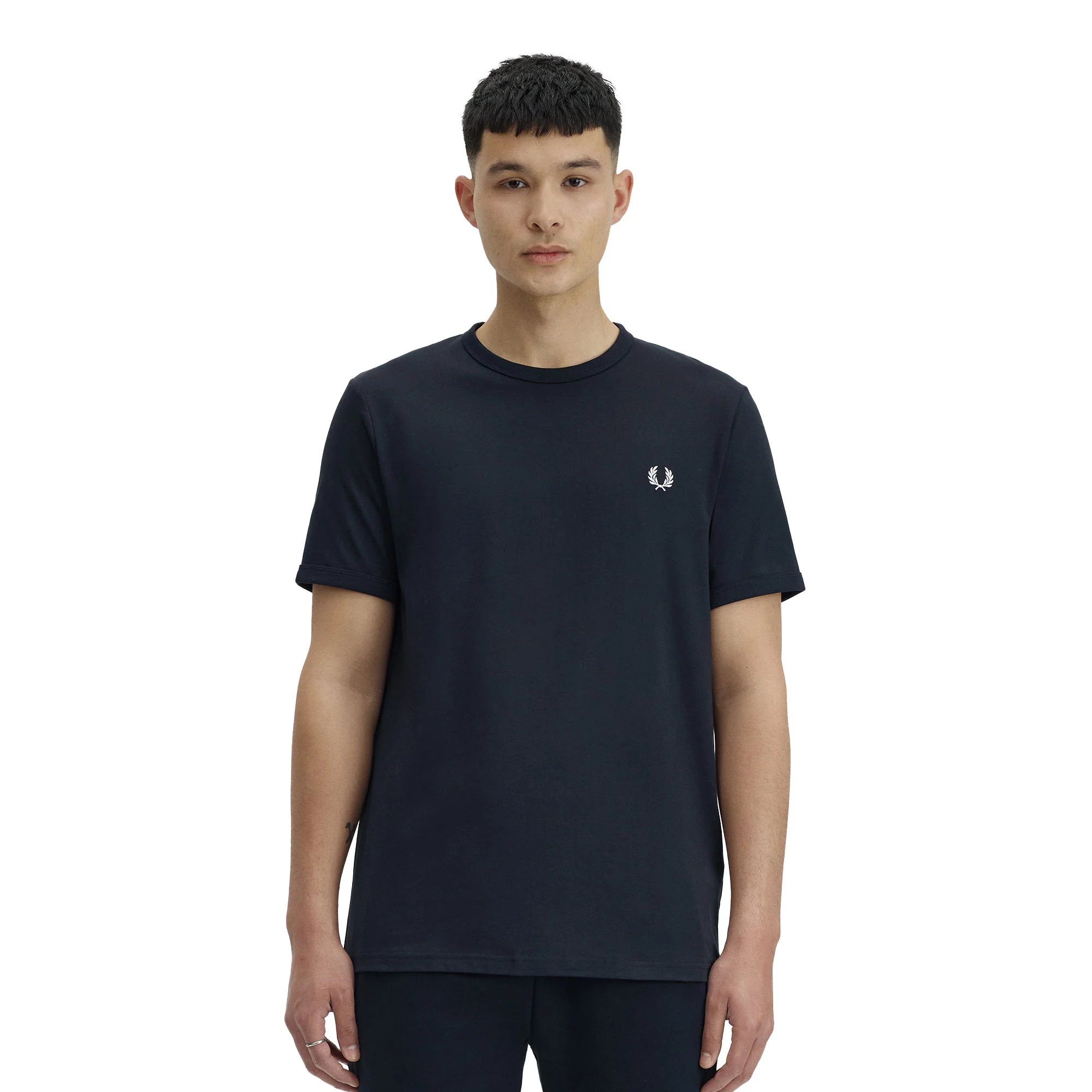 Fred Perry Ringer T-Shirt Navy