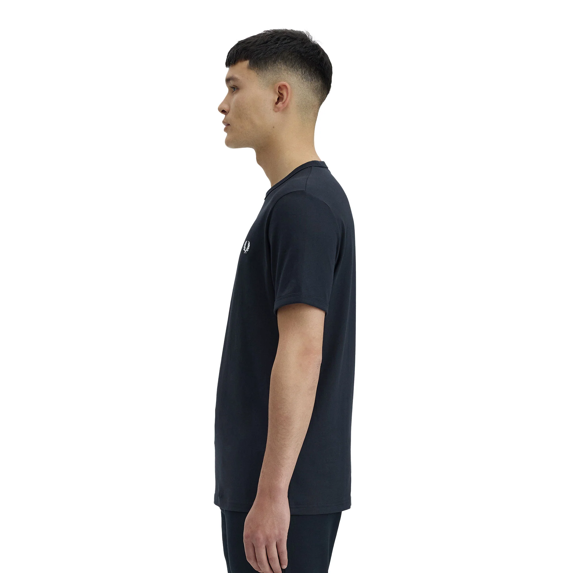 Fred Perry Ringer T-Shirt Navy - Image 2