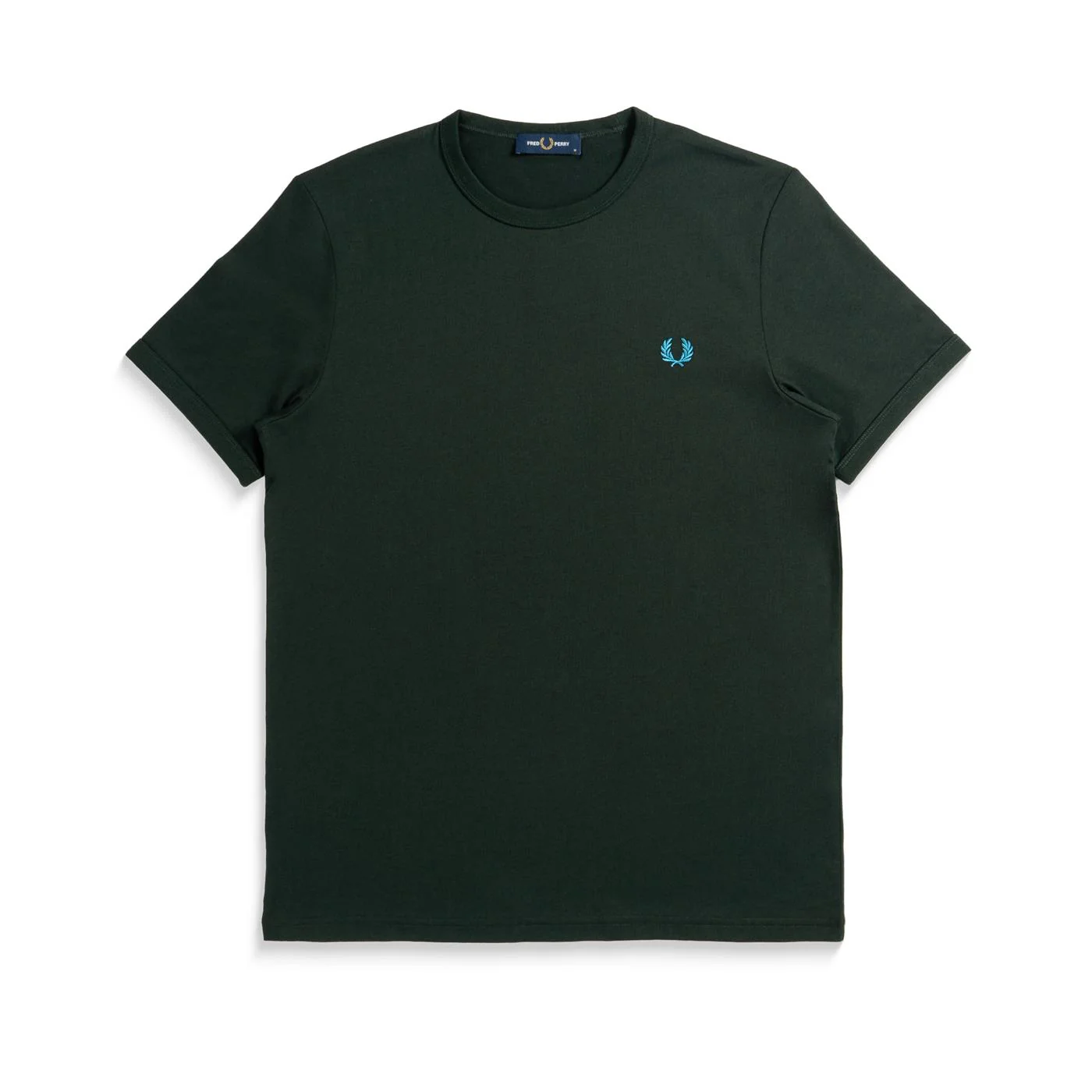Fred Perry Ringer T-Shirt Night Green