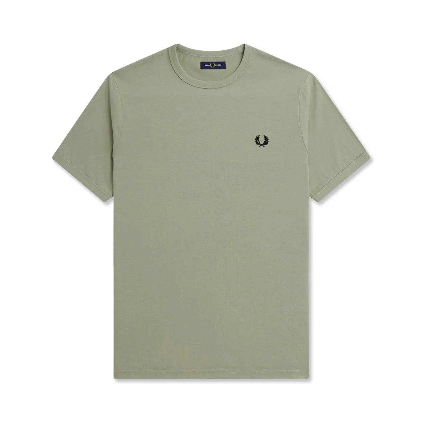 Fred Perry Ringer T-Shirt Seagrass - Image 3