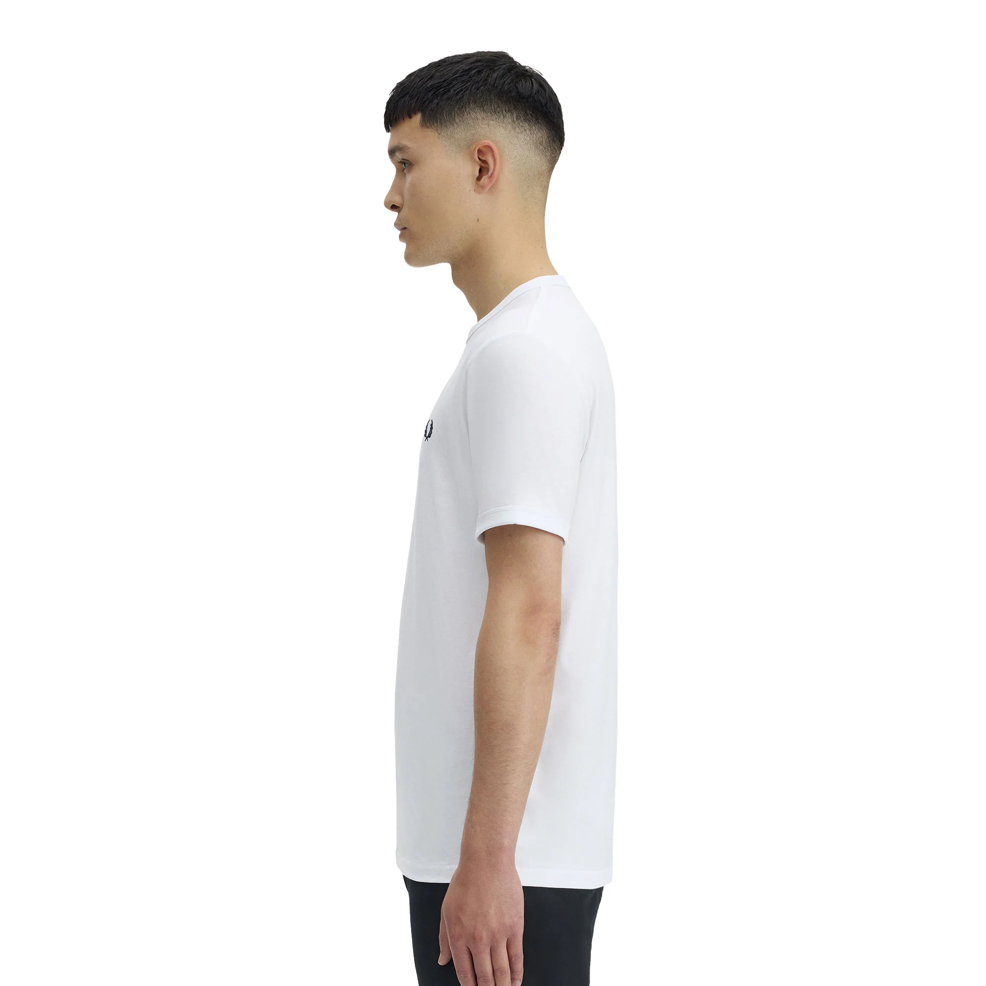 Fred Perry Ringer T-Shirt White - Image 2