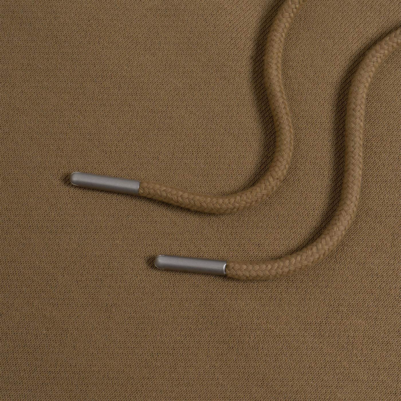 Fred Perry Tipped Hooded Sweatshirt Warm Stone - Image 4