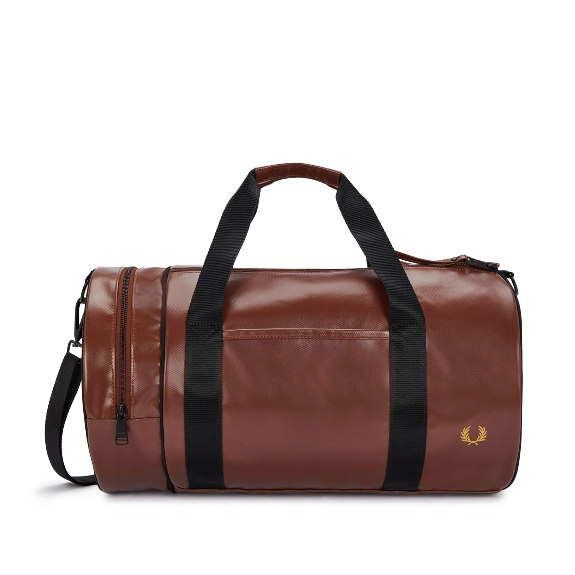 Fred Perry Tonal Classic Barrel Bag Whisky/Brown - Image 2