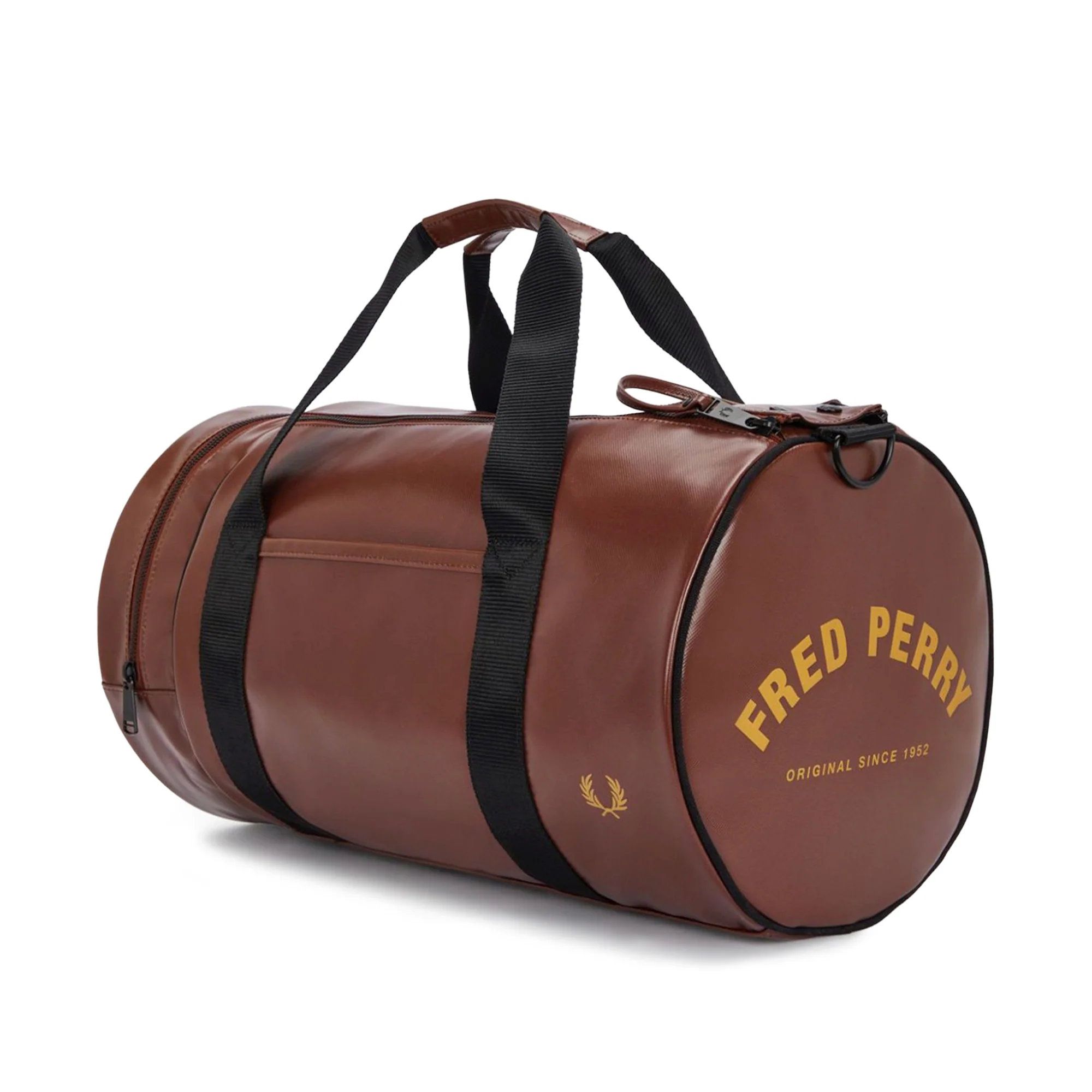 Fred Perry Tonal Classic Barrel Bag Whisky/Brown - Image 3