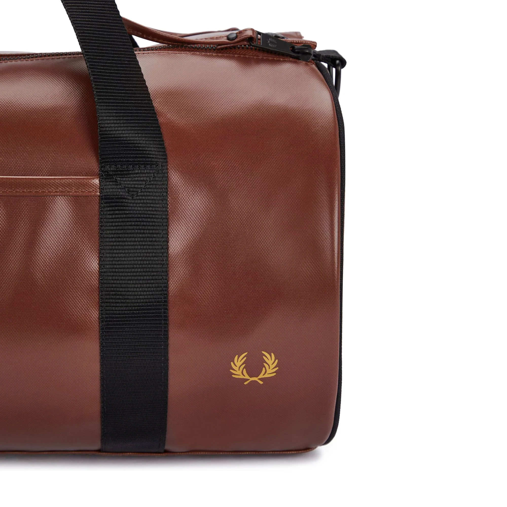 Fred Perry Tonal Classic Barrel Bag Whisky/Brown - Image 4