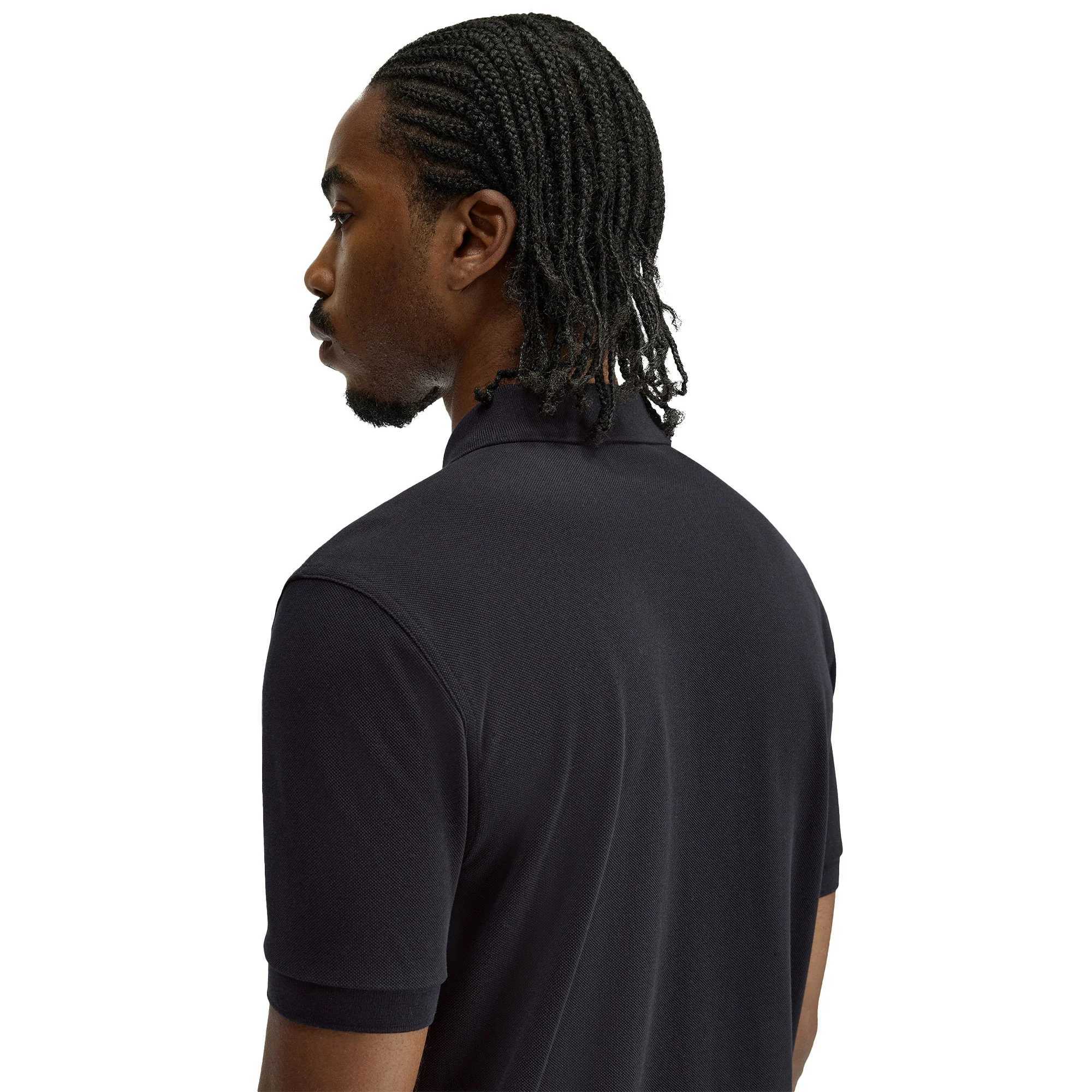 Fred Perry Tramline Polo Shirt Black - Image 4