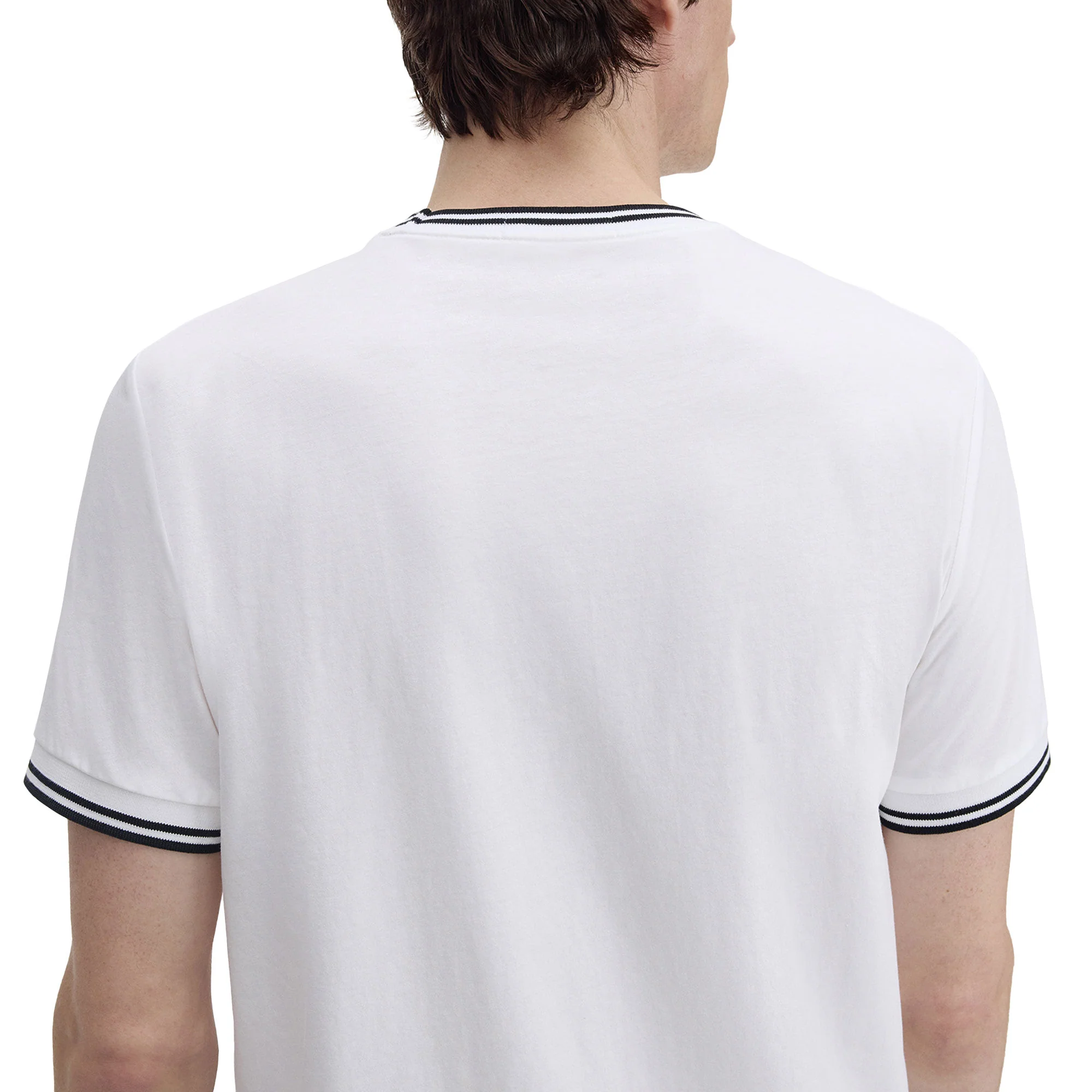 Fred Perry Twin Tipped T-Shirt White - Image 5