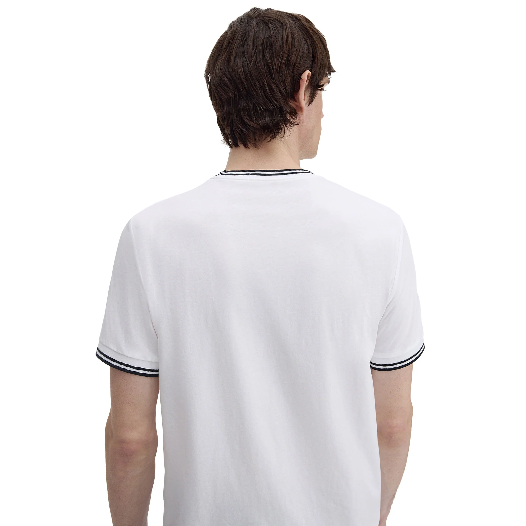Fred Perry Twin Tipped T-Shirt White - Image 3