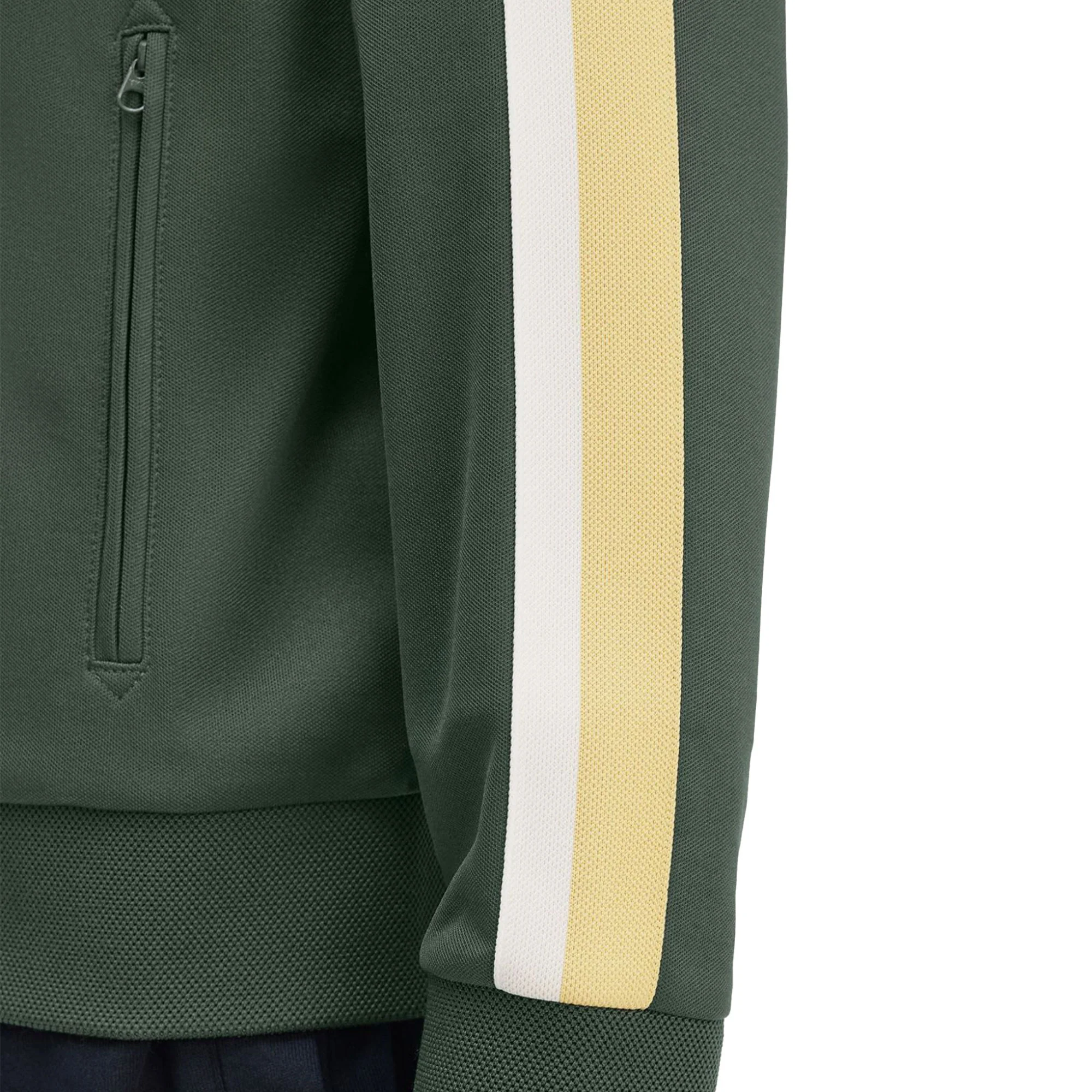 Fred Perry Two Colour Tape Track Jacket Court Green - Image 3