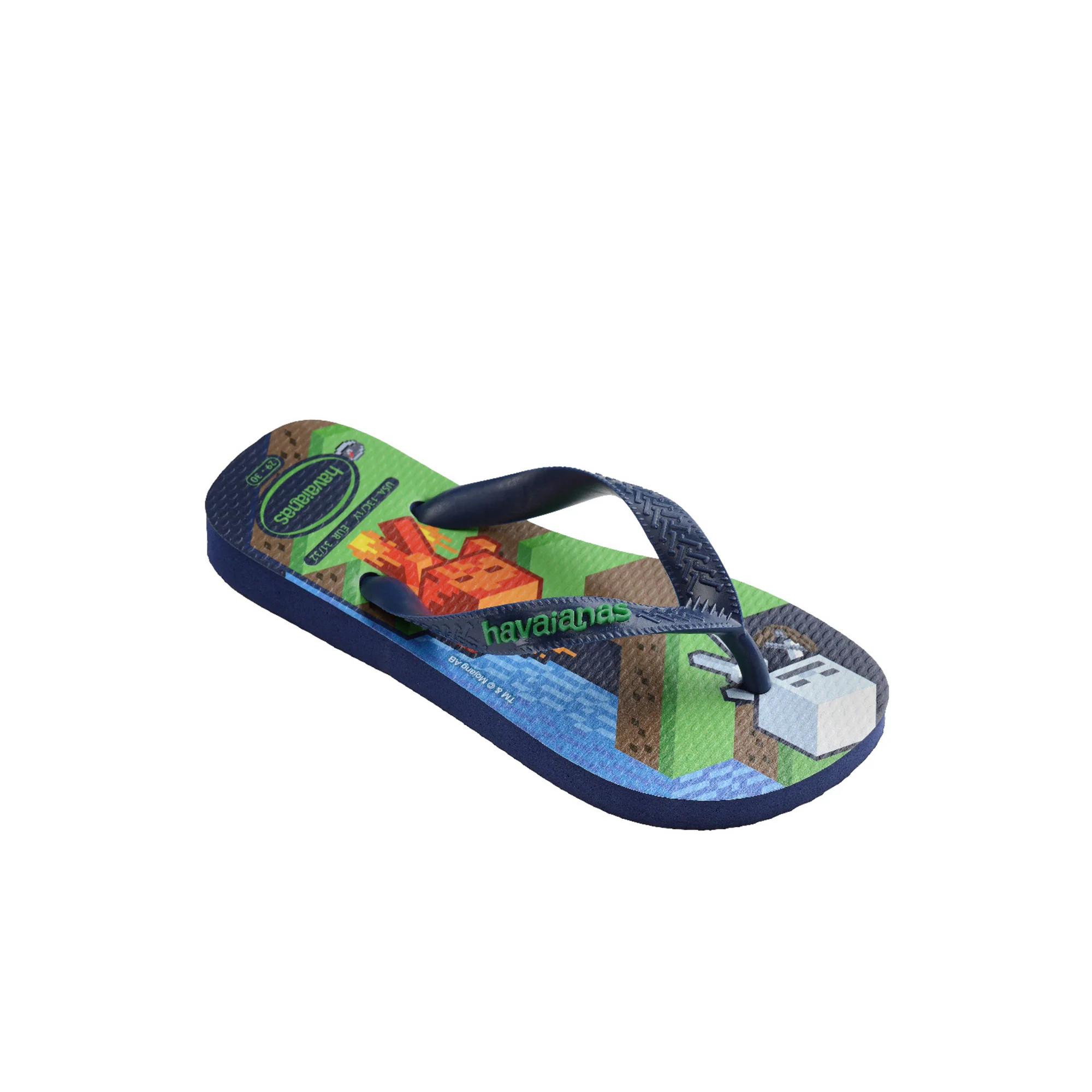 Havaianas Kids Minecraft Navy Blue - Image 2