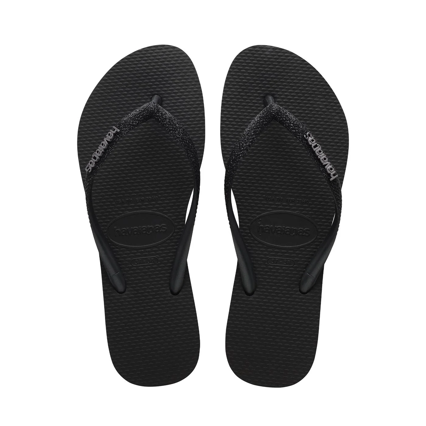 Havaianas Slim Glitter II Black/Black