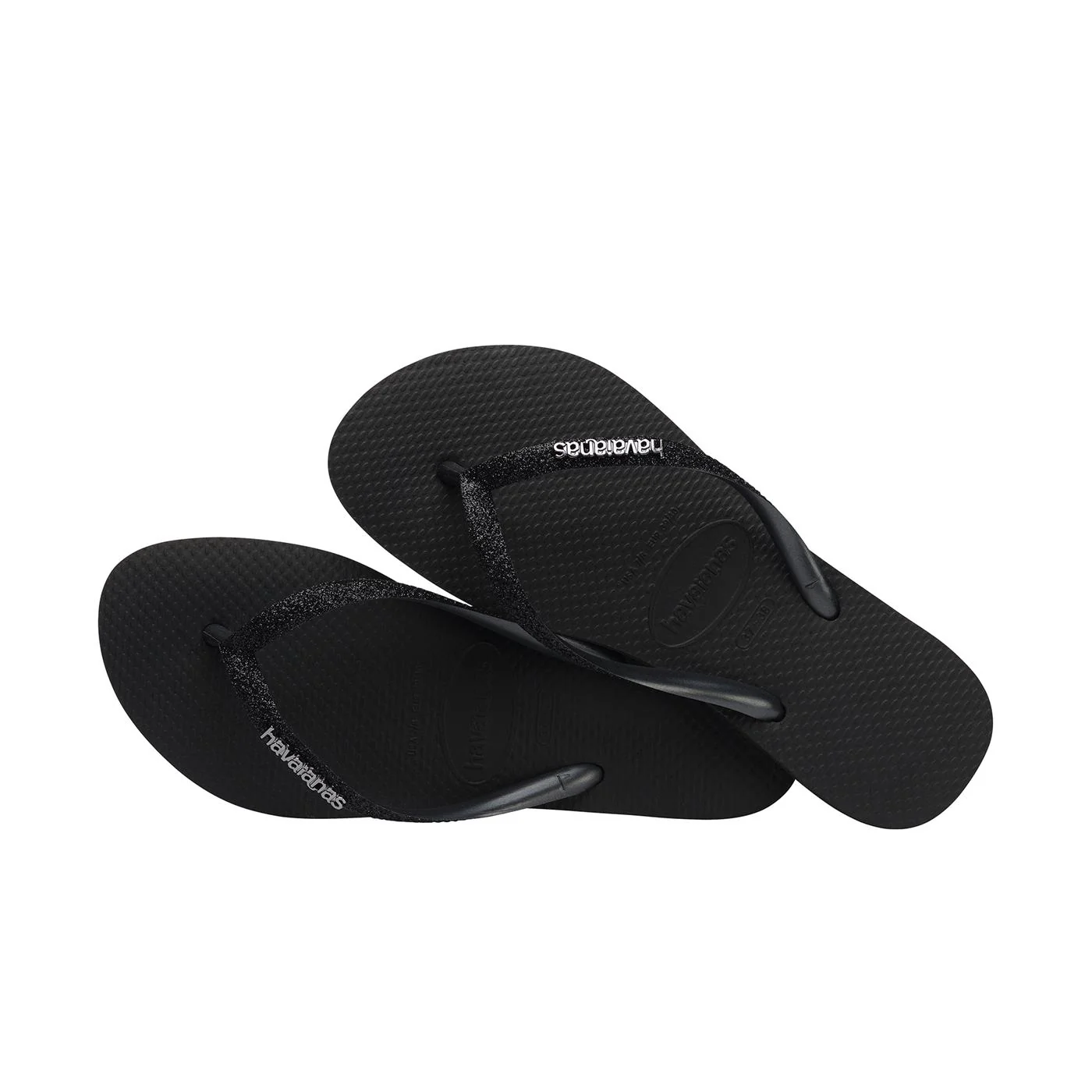Havaianas Slim Glitter II Black/Black - Image 2