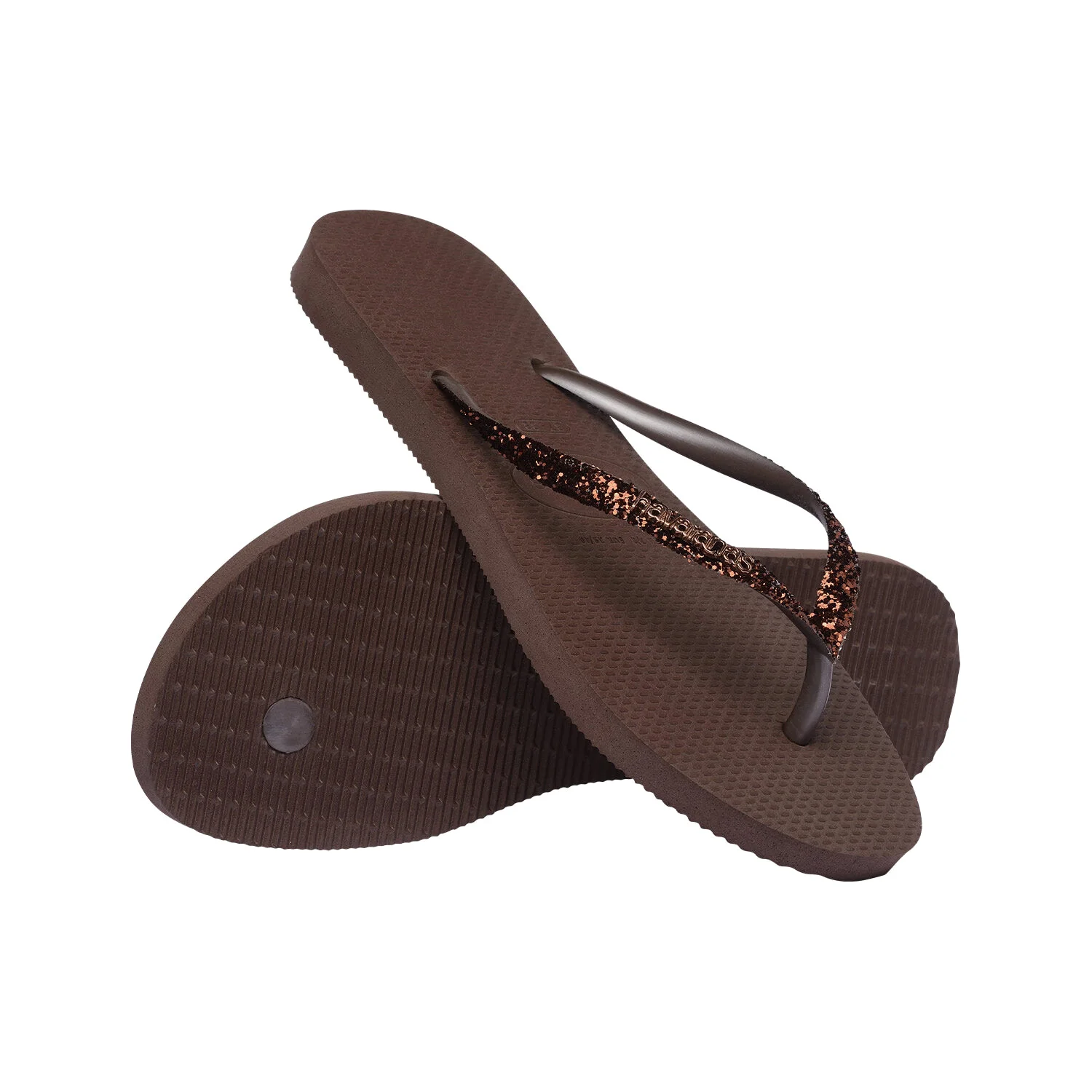Havaianas Slim Glitter II Dark Brown - Image 4