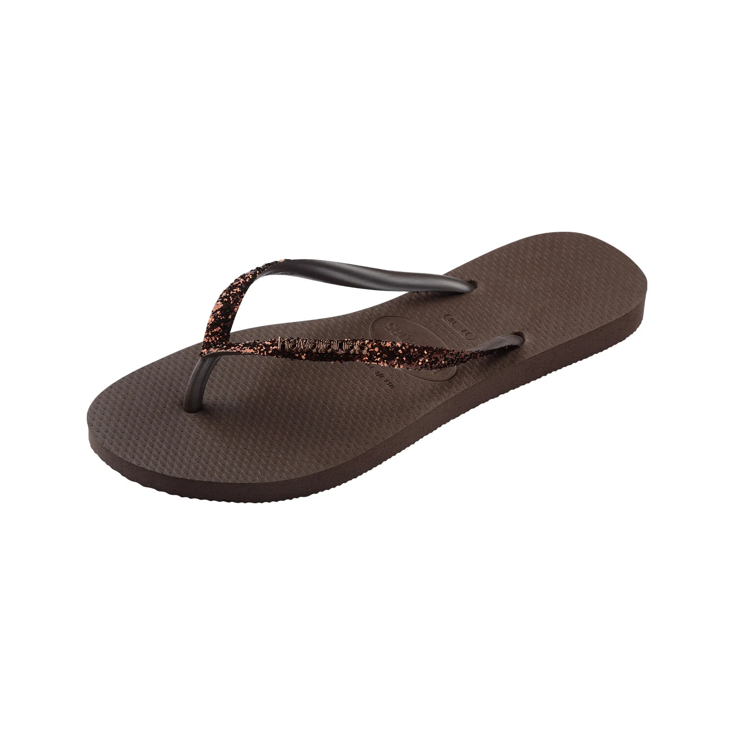 Havaianas Slim Glitter II Dark Brown - Image 6