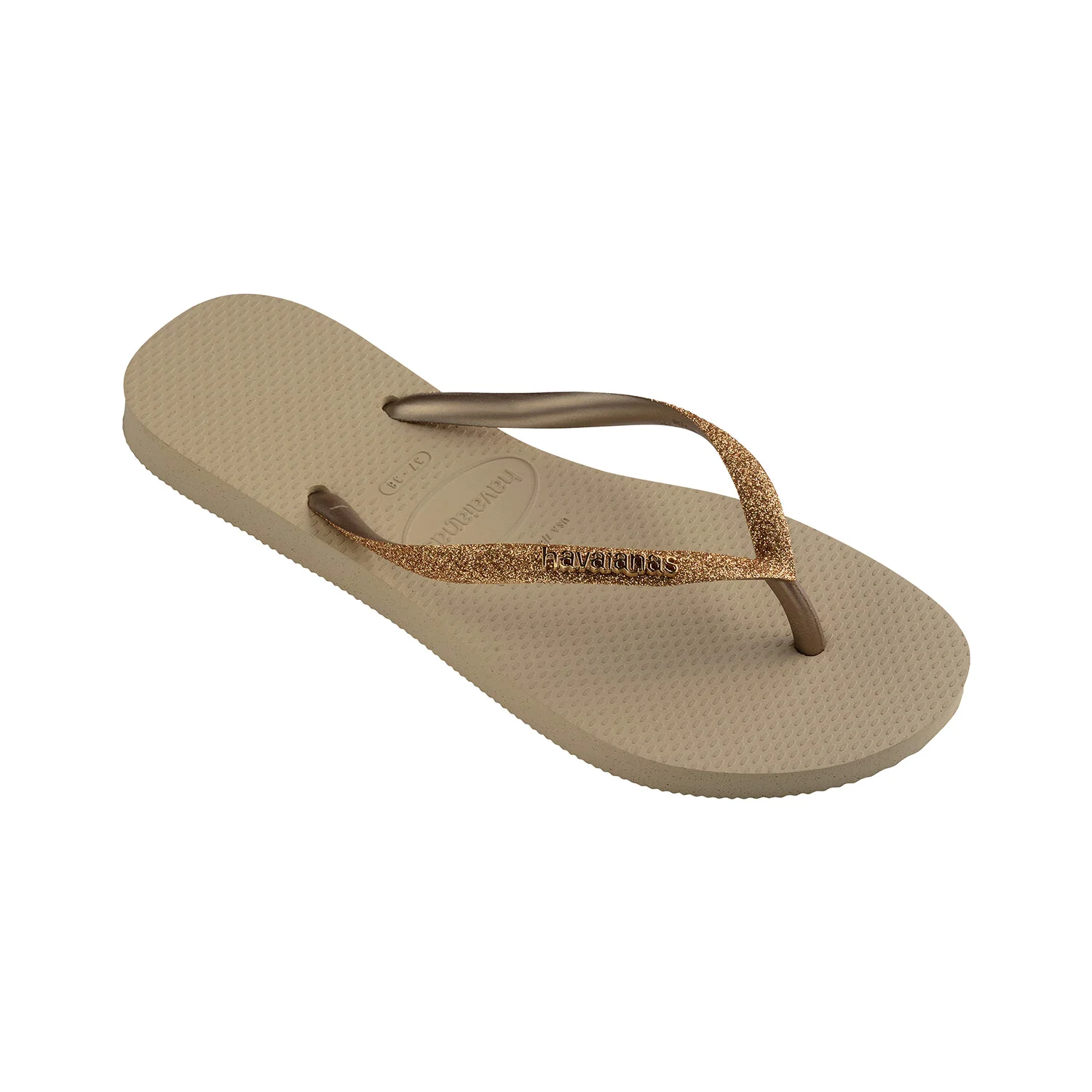 Havaianas Slim Glitter II Sand Grey - Image 2