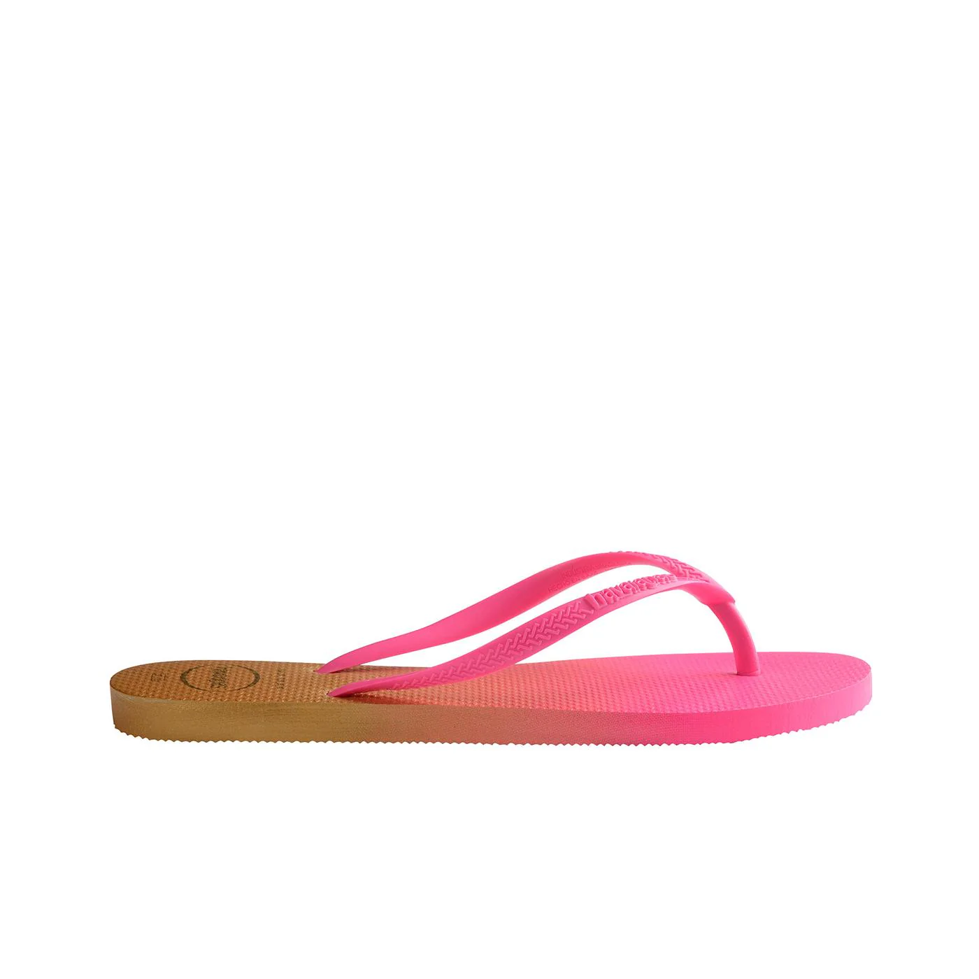 Havaianas Slim Gradiente White/ Fluorescent Pink Flux - Image 2