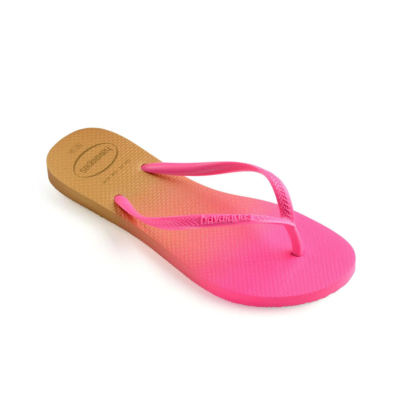 Havaianas Slim Gradiente White/ Fluorescent Pink Flux - Image 3