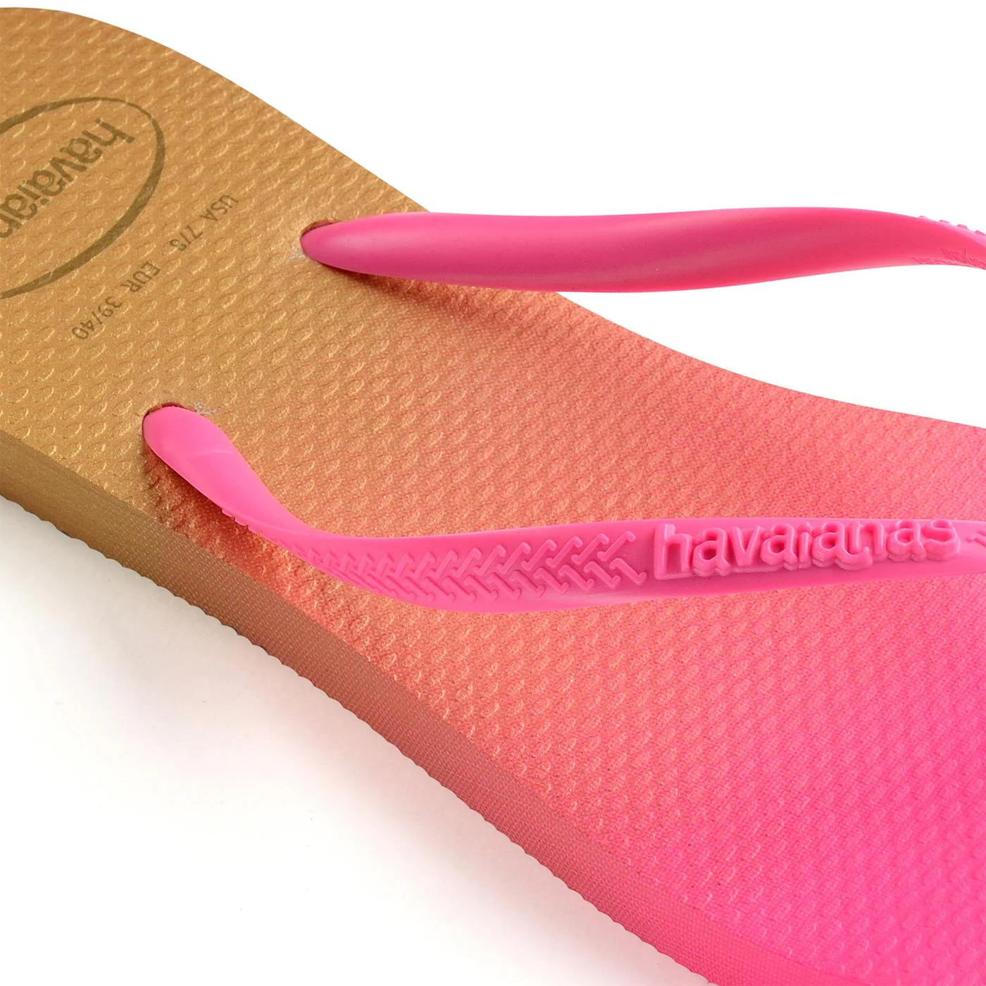 Havaianas Slim Gradiente White/ Fluorescent Pink Flux - Image 5