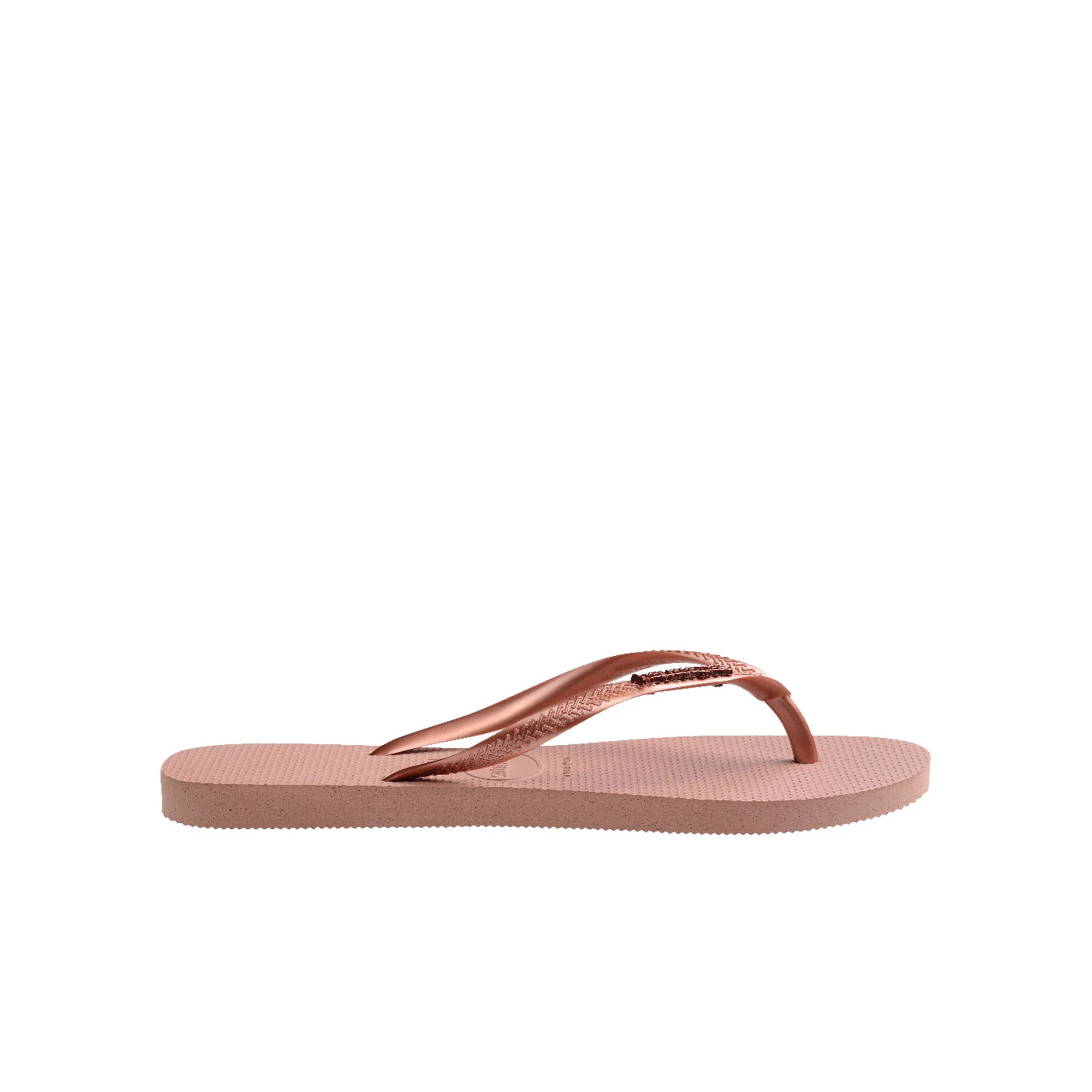 Havaianas Slim Logo Metallic Crocus Rose/Golden Blush - Image 3