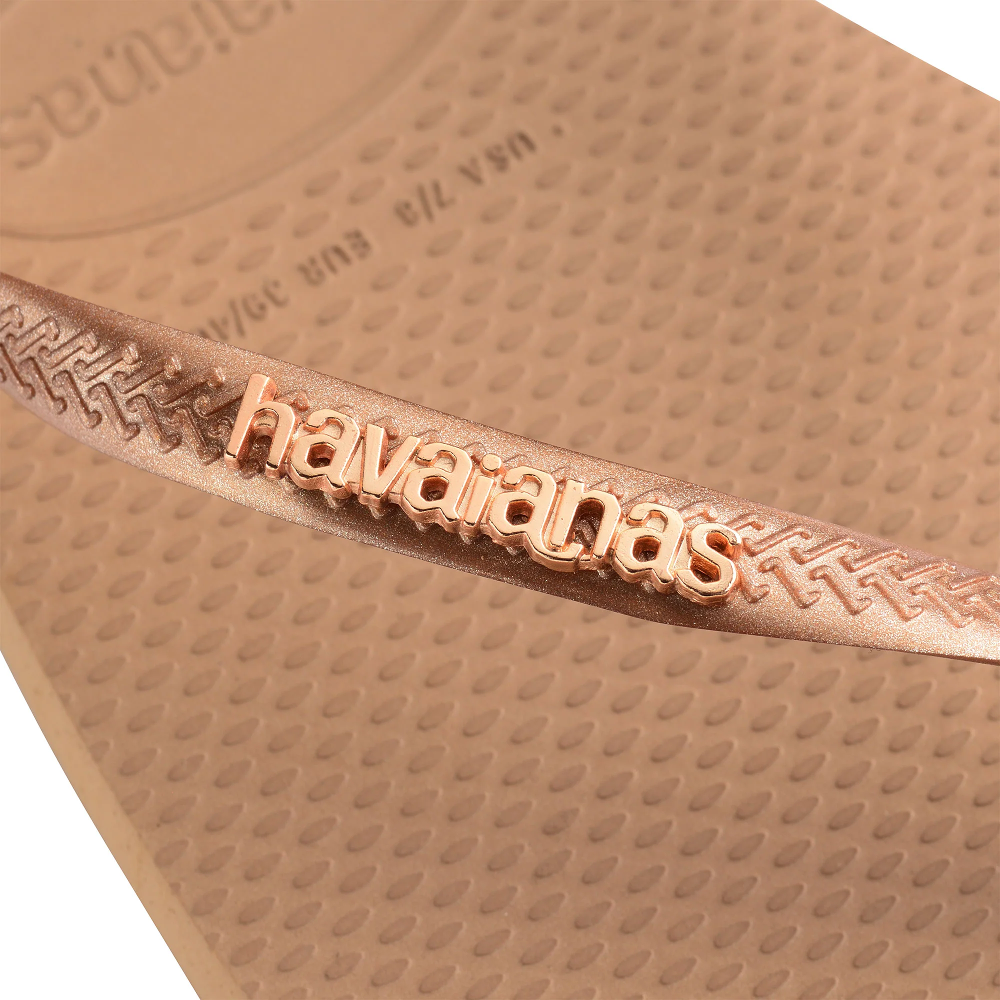 Havaianas Slim Square Logo Metallic Rose Gold/Rose Gold - Image 5