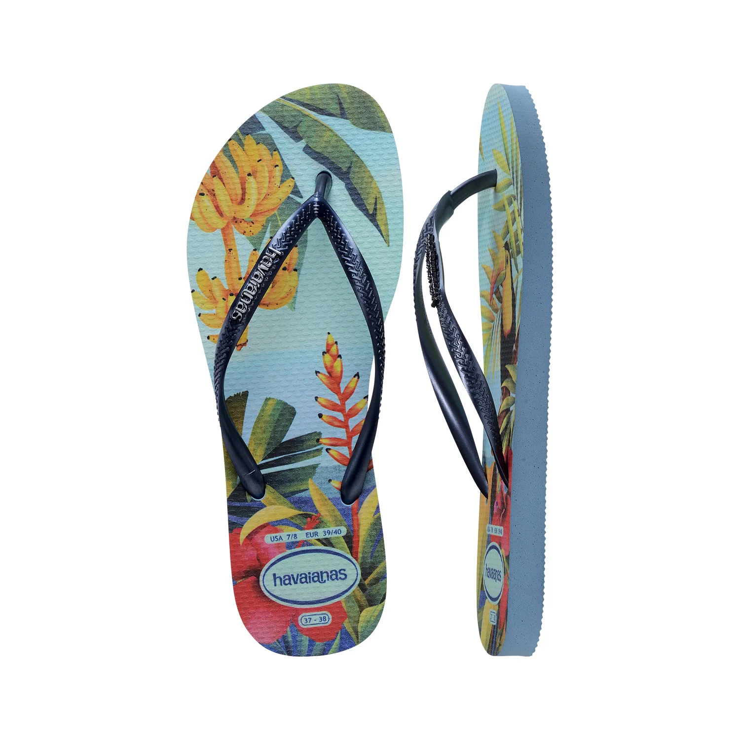 Havaianas Slim Tropical Blue/Blue - Image 5