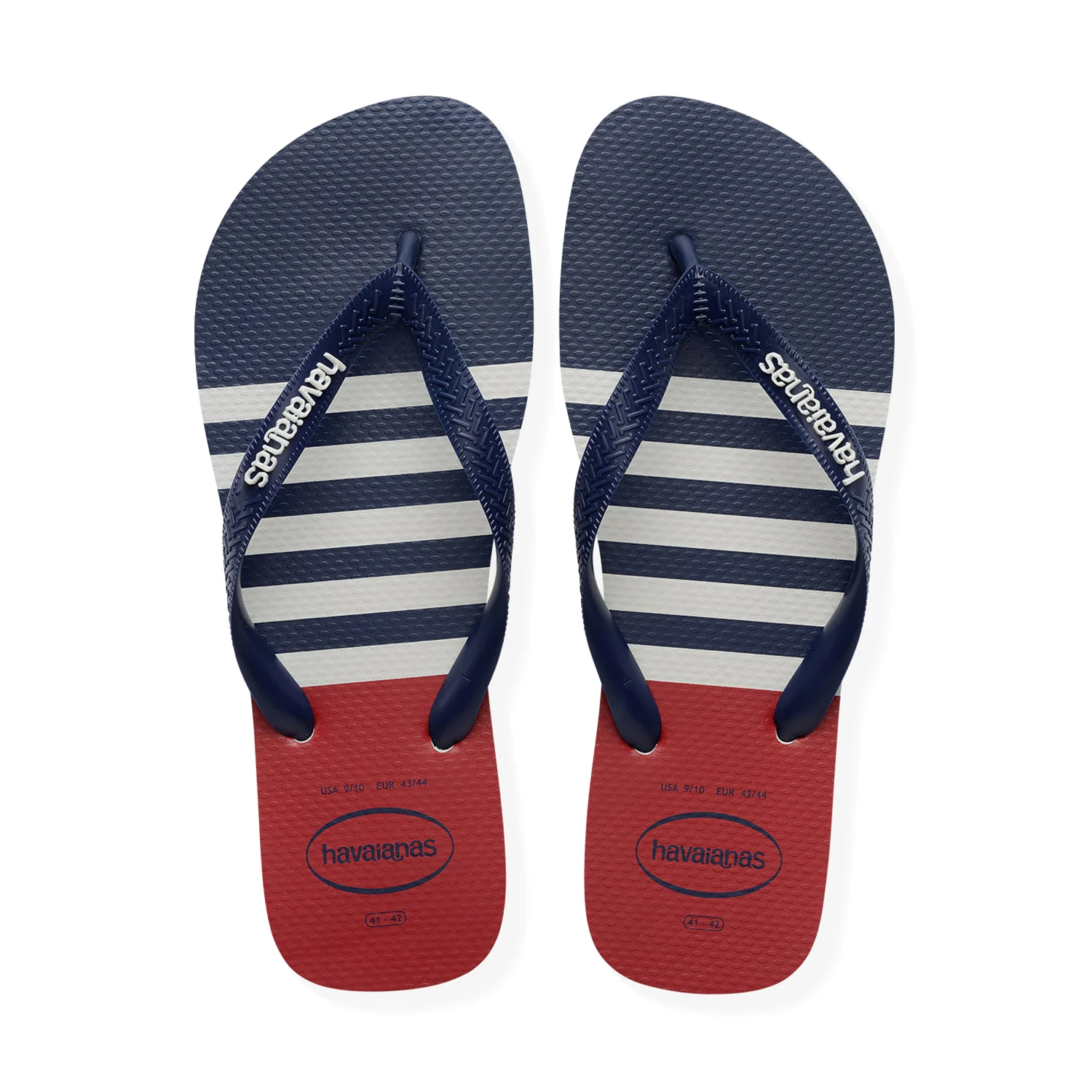 Havaianas Top Nautical White/Navy/Red Apache