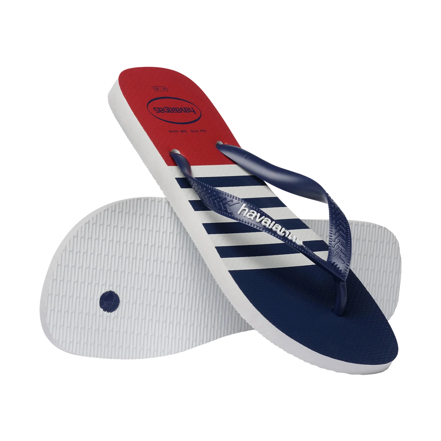 Havaianas Top Nautical White/Navy/Red Apache - Image 4